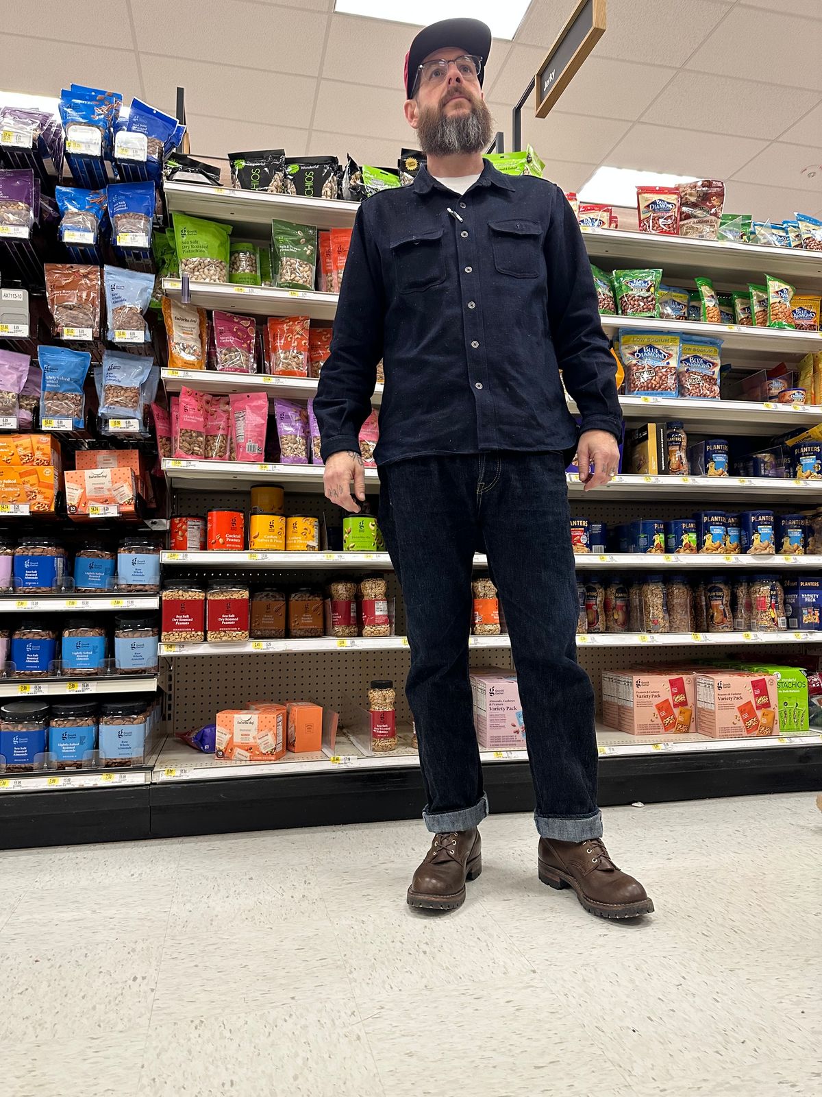 Photo by GoodtimeJohnny on November 5, 2023 of the Nicks BuilderPro in Horween British Tan Chromexcel.