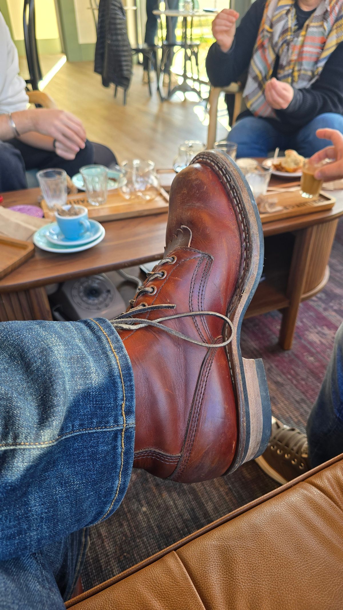 Photo by yorkpahomes on November 29, 2025 of the White's Bounty Hunter in Wickett & Craig Tan Oiled Latigo.