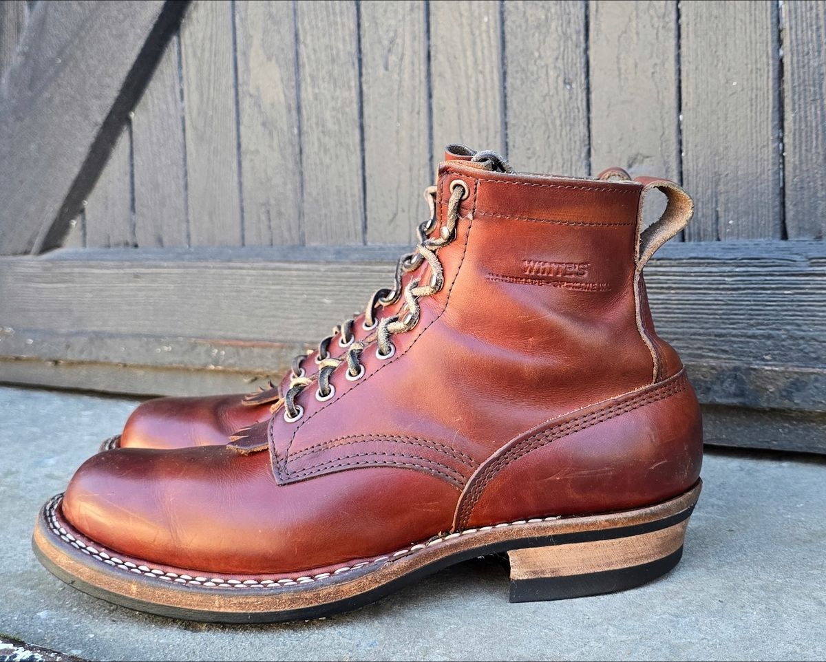 Photo by yorkpahomes on December 3, 2025 of the White's Bounty Hunter in Wickett & Craig Tan Oiled Latigo.