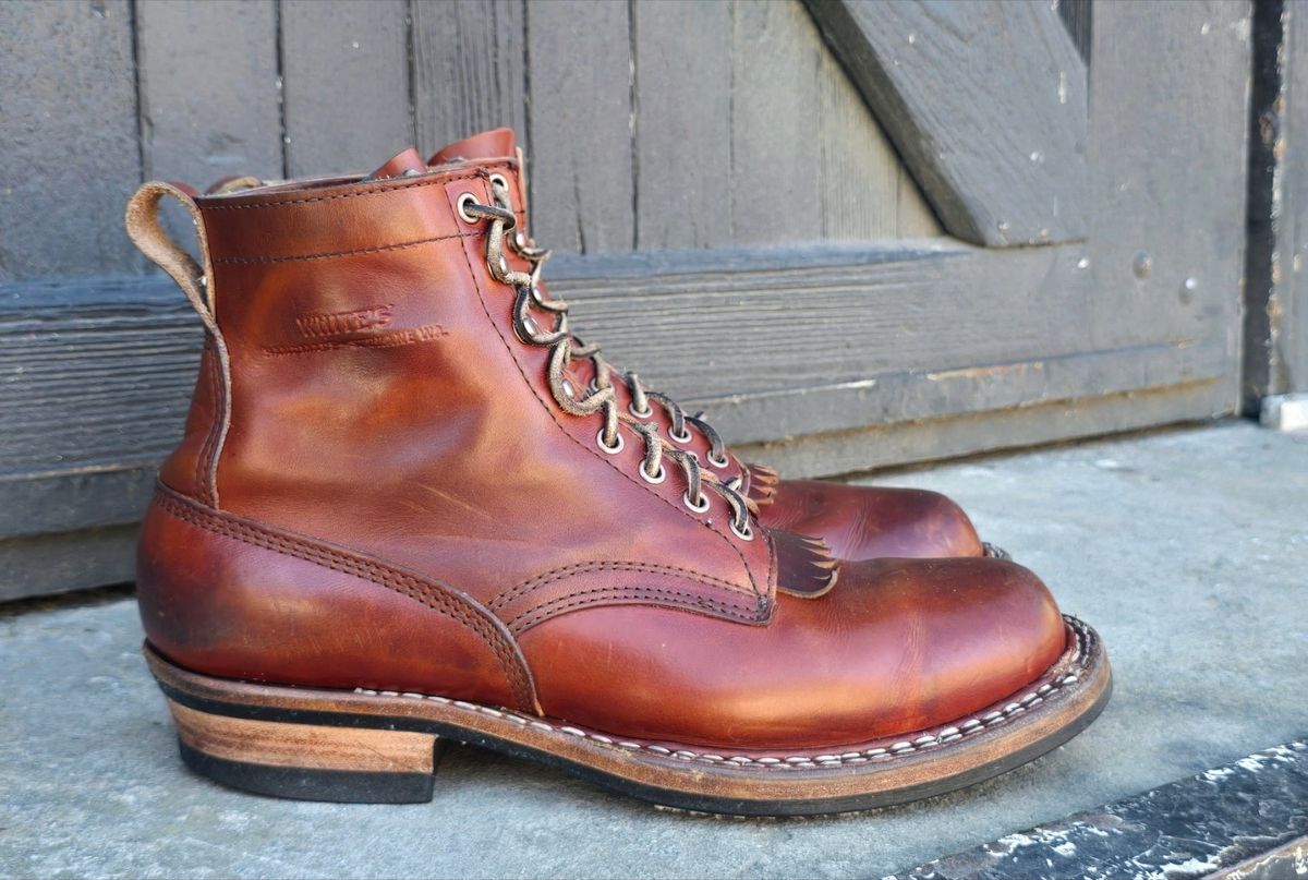 Photo by yorkpahomes on December 3, 2025 of the White's Bounty Hunter in Wickett & Craig Tan Oiled Latigo.