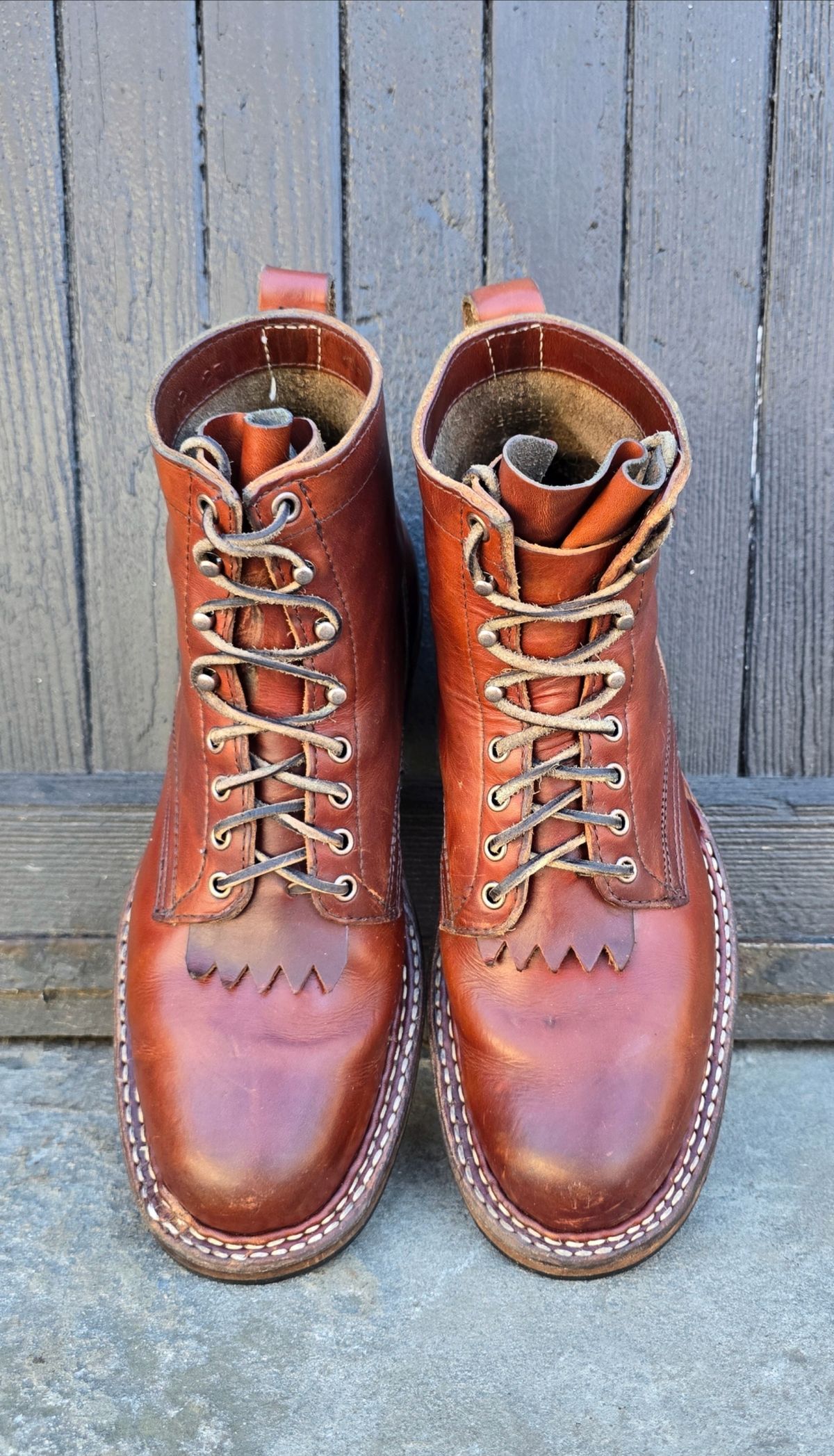 Photo by yorkpahomes on December 3, 2025 of the White's Bounty Hunter in Wickett & Craig Tan Oiled Latigo.