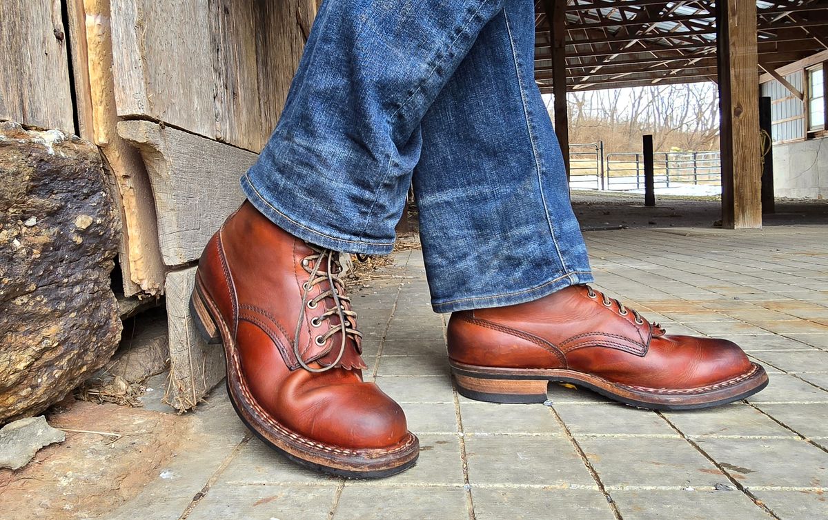 Photo by yorkpahomes on January 21, 2026 of the White's Bounty Hunter in Wickett & Craig Tan Oiled Latigo.