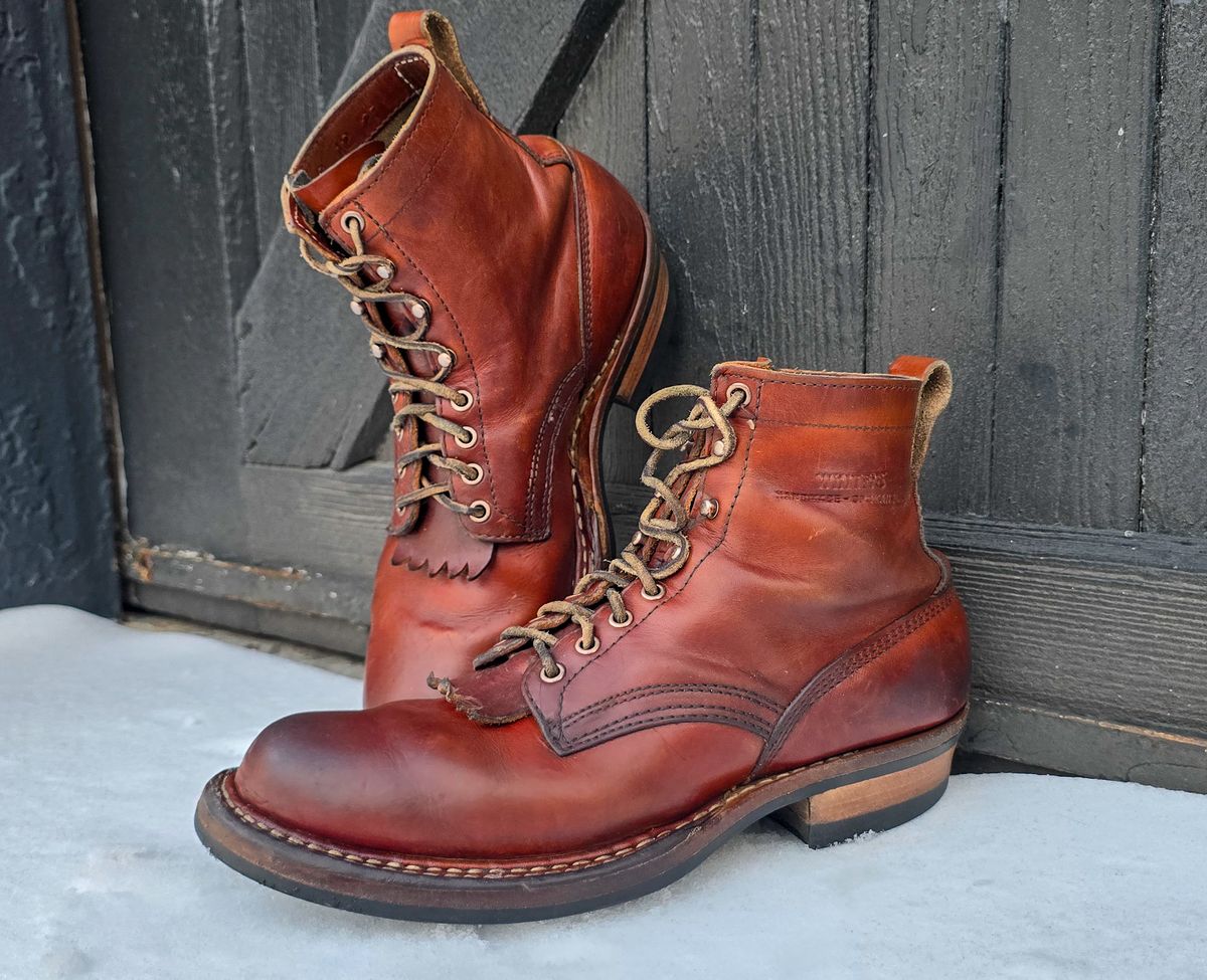 Photo by yorkpahomes on February 3, 2026 of the White's Bounty Hunter in Wickett & Craig Tan Oiled Latigo.