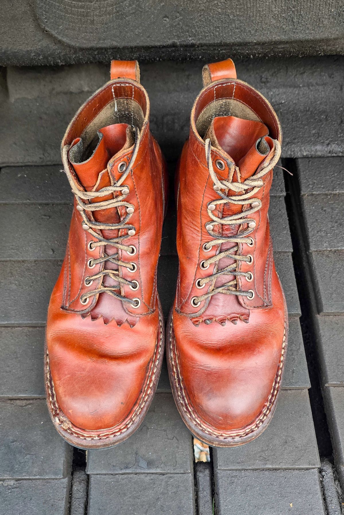 Photo by yorkpahomes on March 2, 2026 of the White's Bounty Hunter in Wickett & Craig Tan Oiled Latigo.