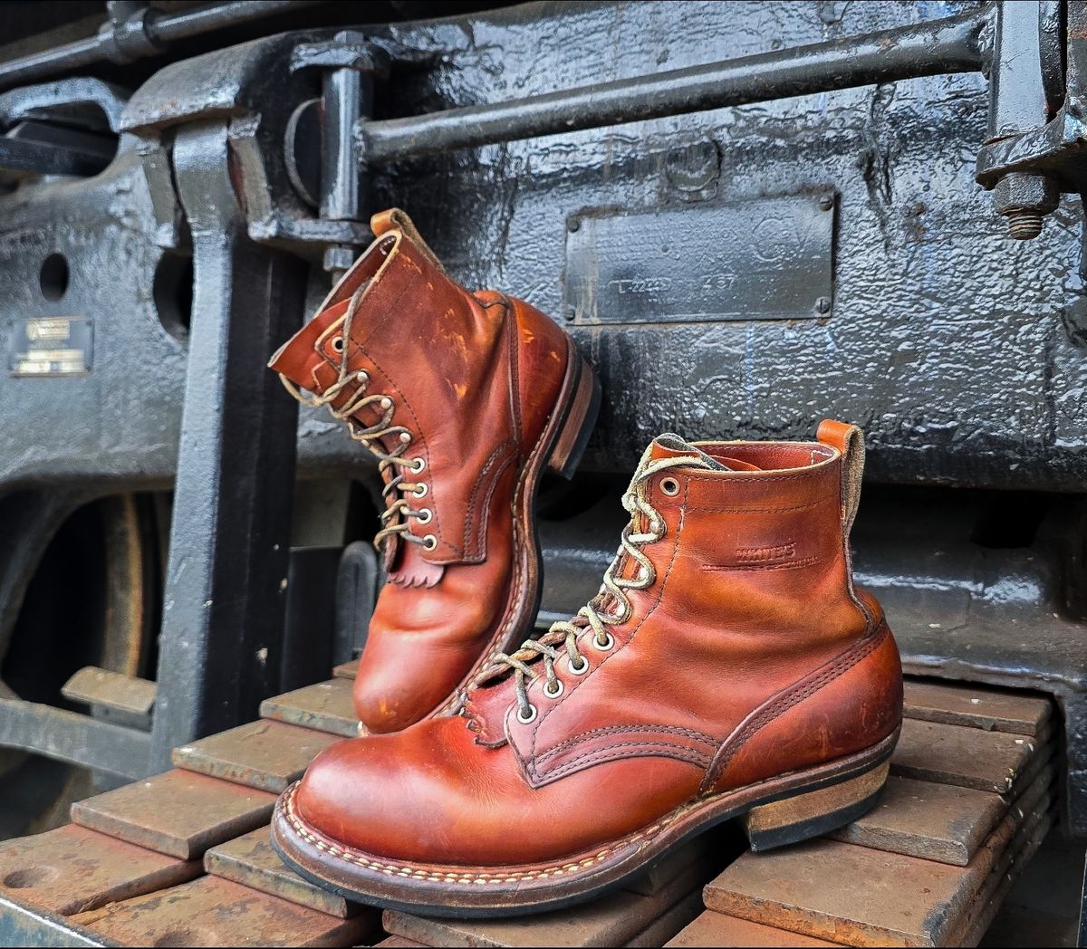 Photo by yorkpahomes on March 3, 2026 of the White's Bounty Hunter in Wickett & Craig Tan Oiled Latigo.