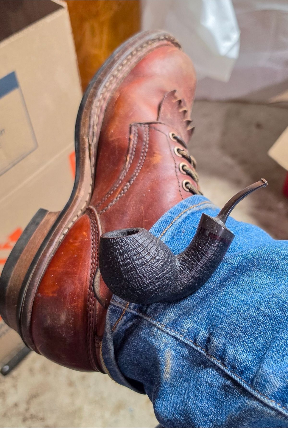 Photo by yorkpahomes on March 12, 2026 of the White's Bounty Hunter in Wickett & Craig Tan Oiled Latigo.