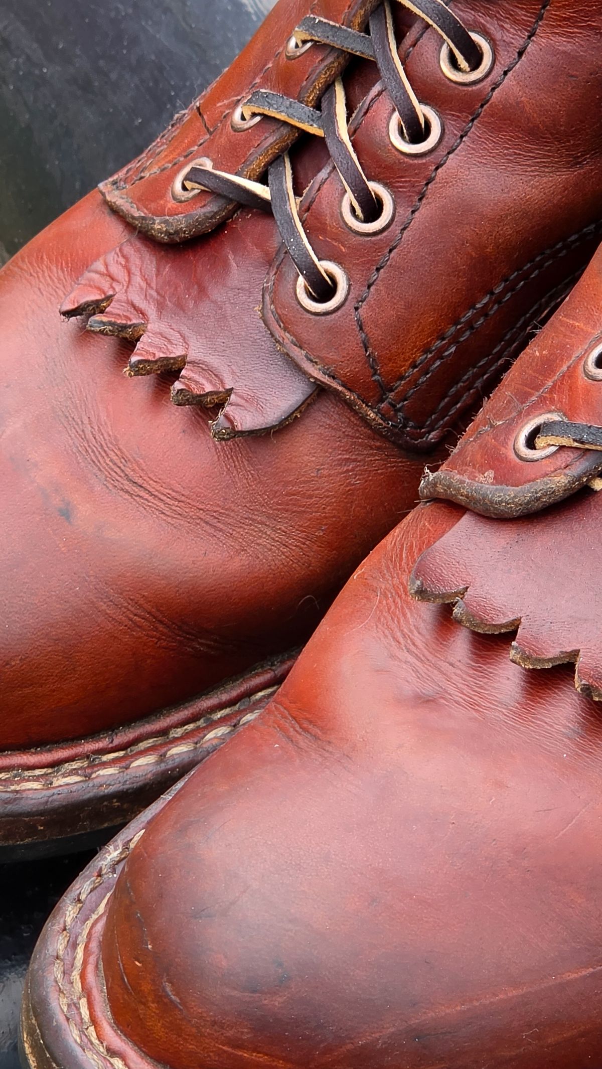 Photo by yorkpahomes on March 15, 2026 of the White's Bounty Hunter in Wickett & Craig Tan Oiled Latigo.