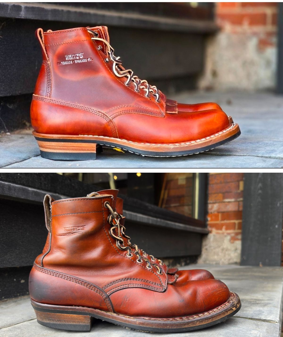 Photo by yorkpahomes on April 3, 2026 of the White's Bounty Hunter in Wickett & Craig Tan Oiled Latigo.