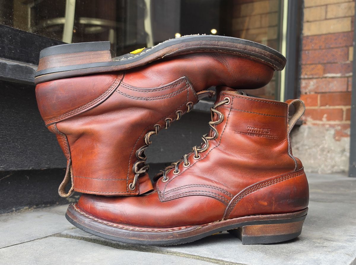 Photo by yorkpahomes on April 3, 2026 of the White's Bounty Hunter in Wickett & Craig Tan Oiled Latigo.