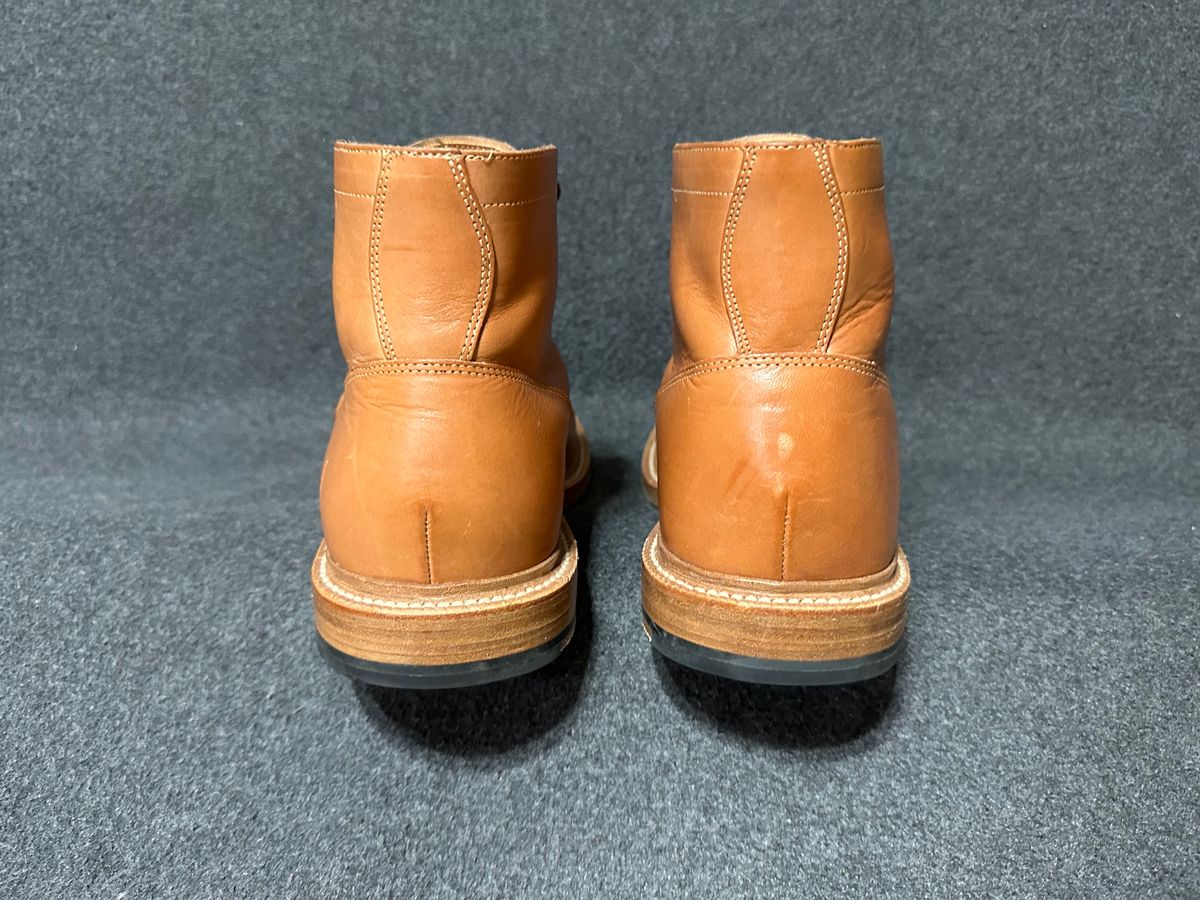 Photo by angelo on November 2, 2023 of the Grant Stone Ottawa Boot in Badalassi Carlo Natural Minerva.
