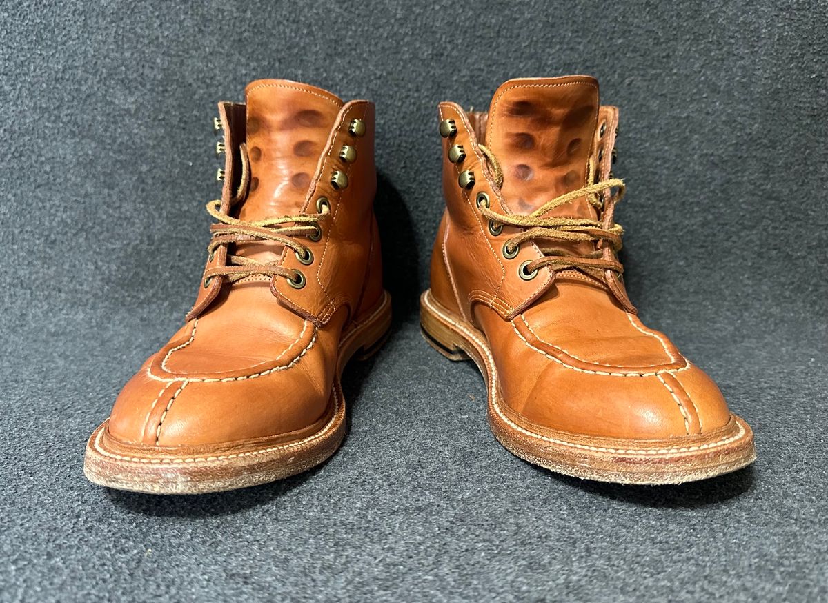 Photo by angelo on January 2, 2024 of the Grant Stone Ottawa Boot in Badalassi Carlo Natural Minerva.