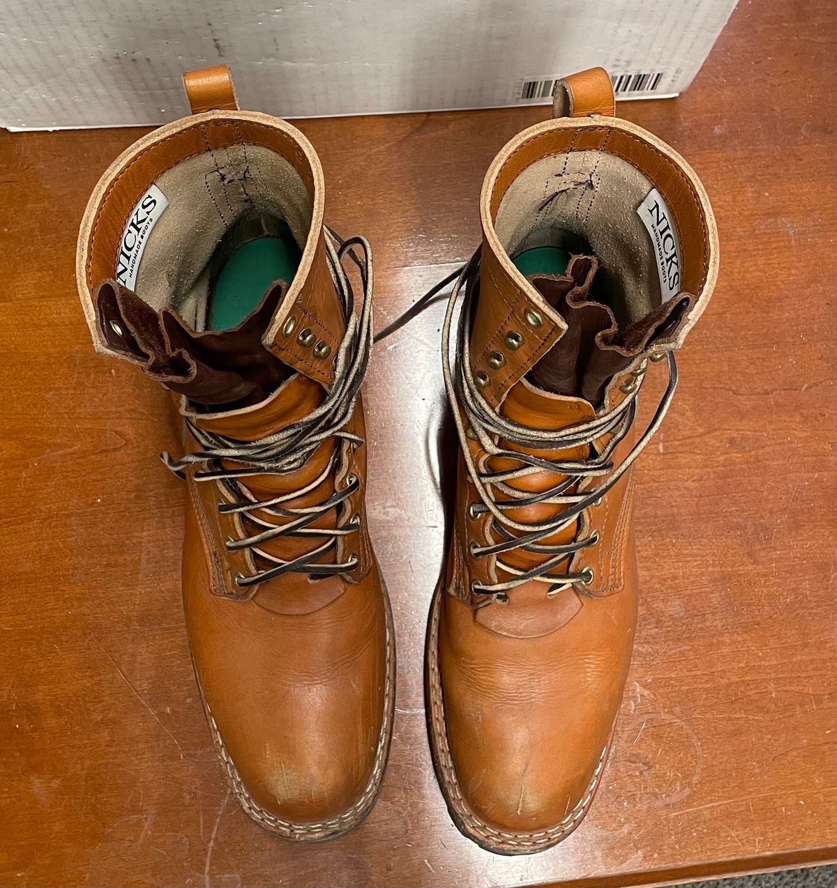 Photo by LTDDaniel on December 4, 2023 of the Nicks DomePro in Wickett & Craig Tan English Bridle.