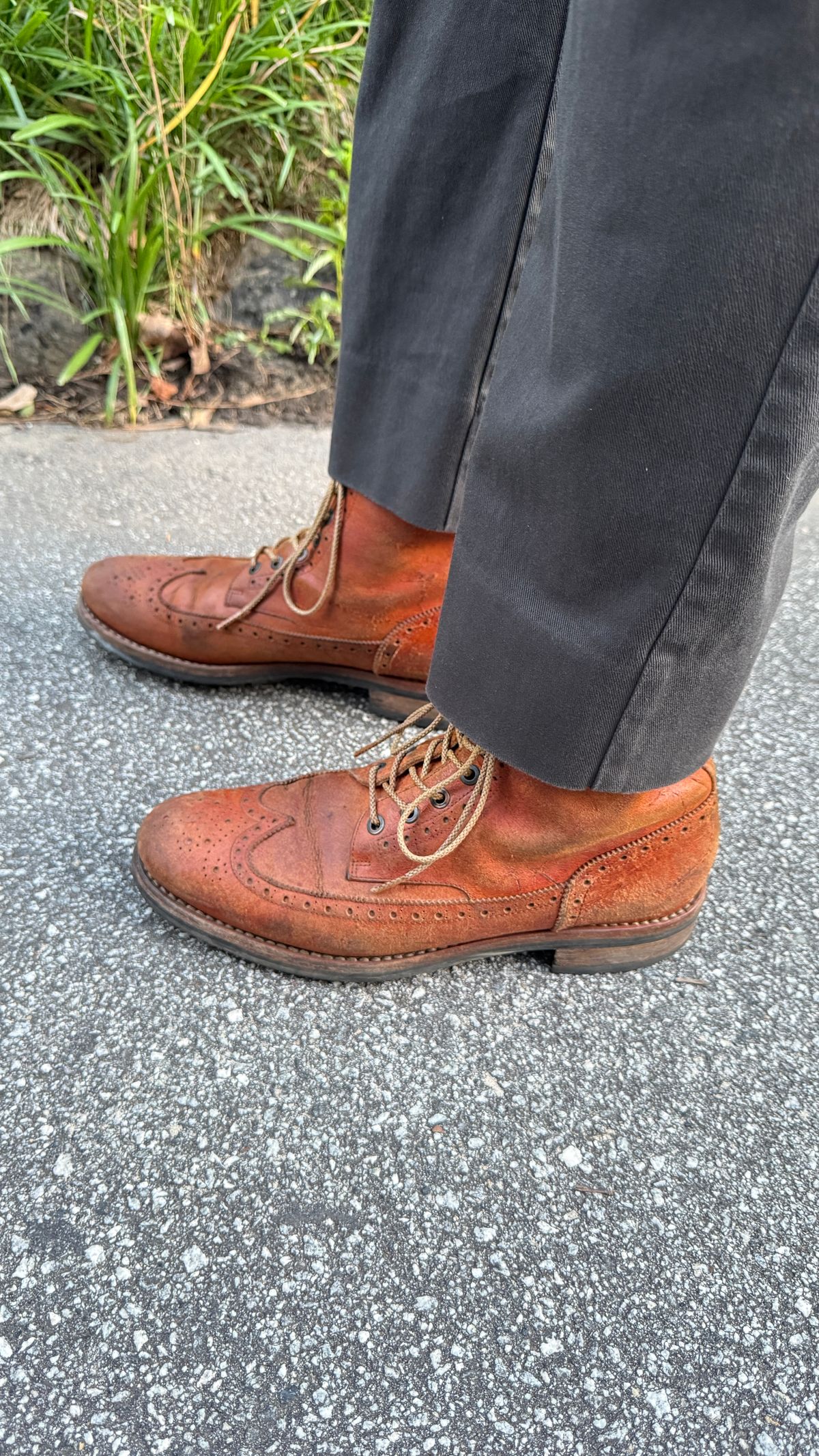 Photo by BigBadWolf on June 16, 2025 of the Mark Albert Countrty Boot in C.F. Stead Caramel Classic Kudu.