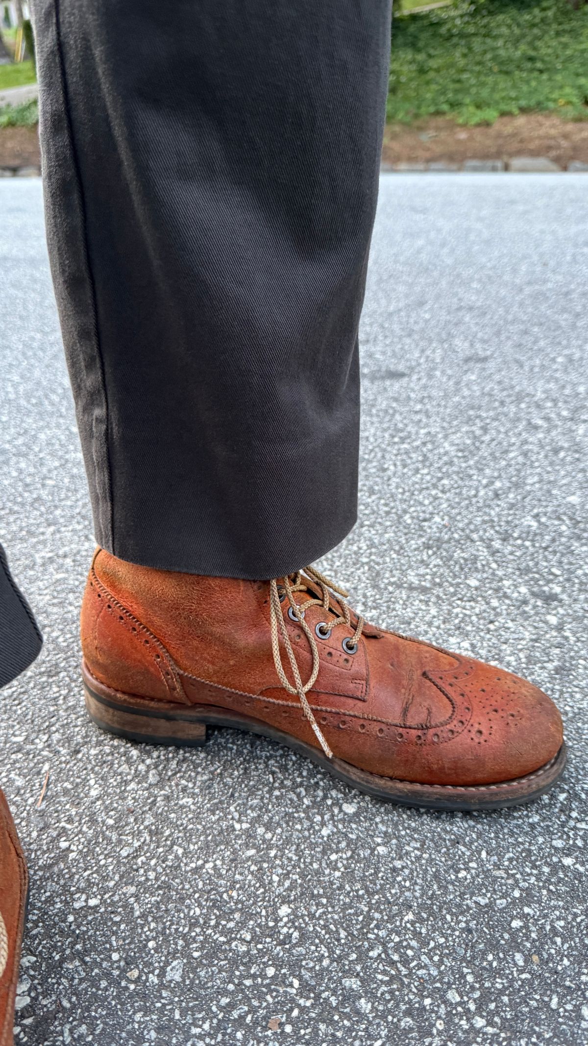 Photo by BigBadWolf on June 16, 2025 of the Mark Albert Countrty Boot in C.F. Stead Caramel Classic Kudu.