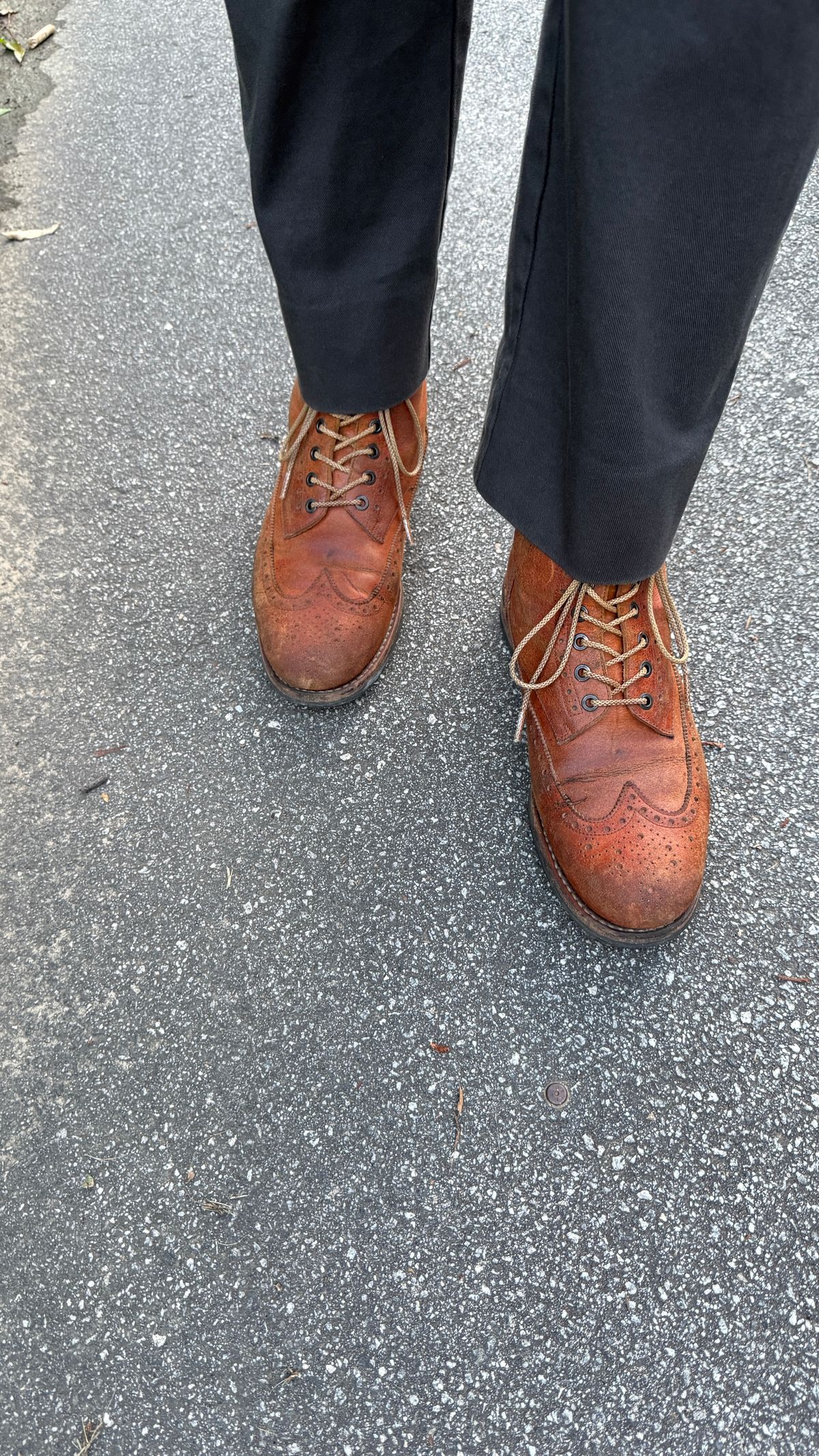 Photo by BigBadWolf on June 16, 2025 of the Mark Albert Countrty Boot in C.F. Stead Caramel Classic Kudu.