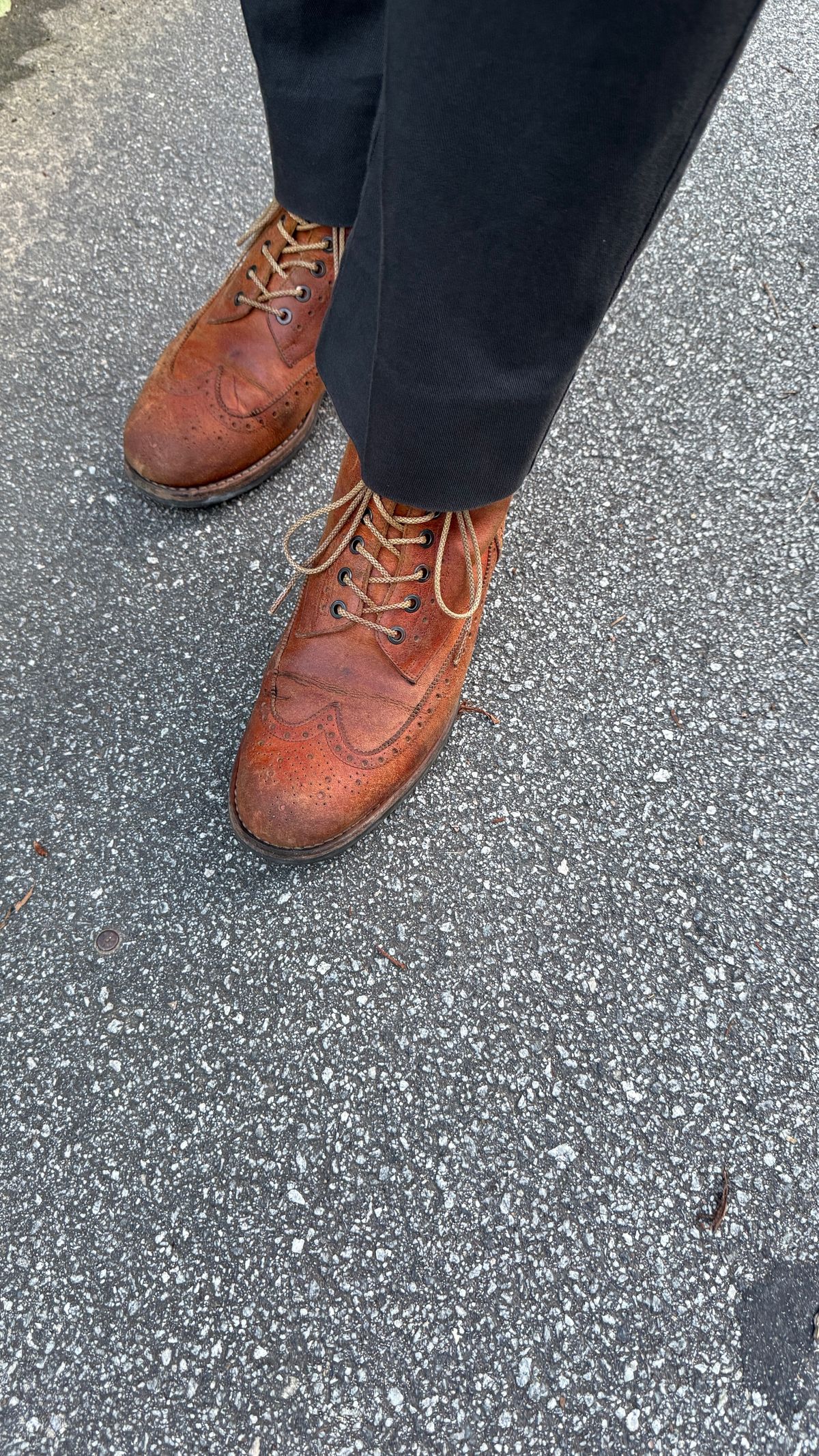 Photo by BigBadWolf on June 16, 2025 of the Mark Albert Countrty Boot in C.F. Stead Caramel Classic Kudu.