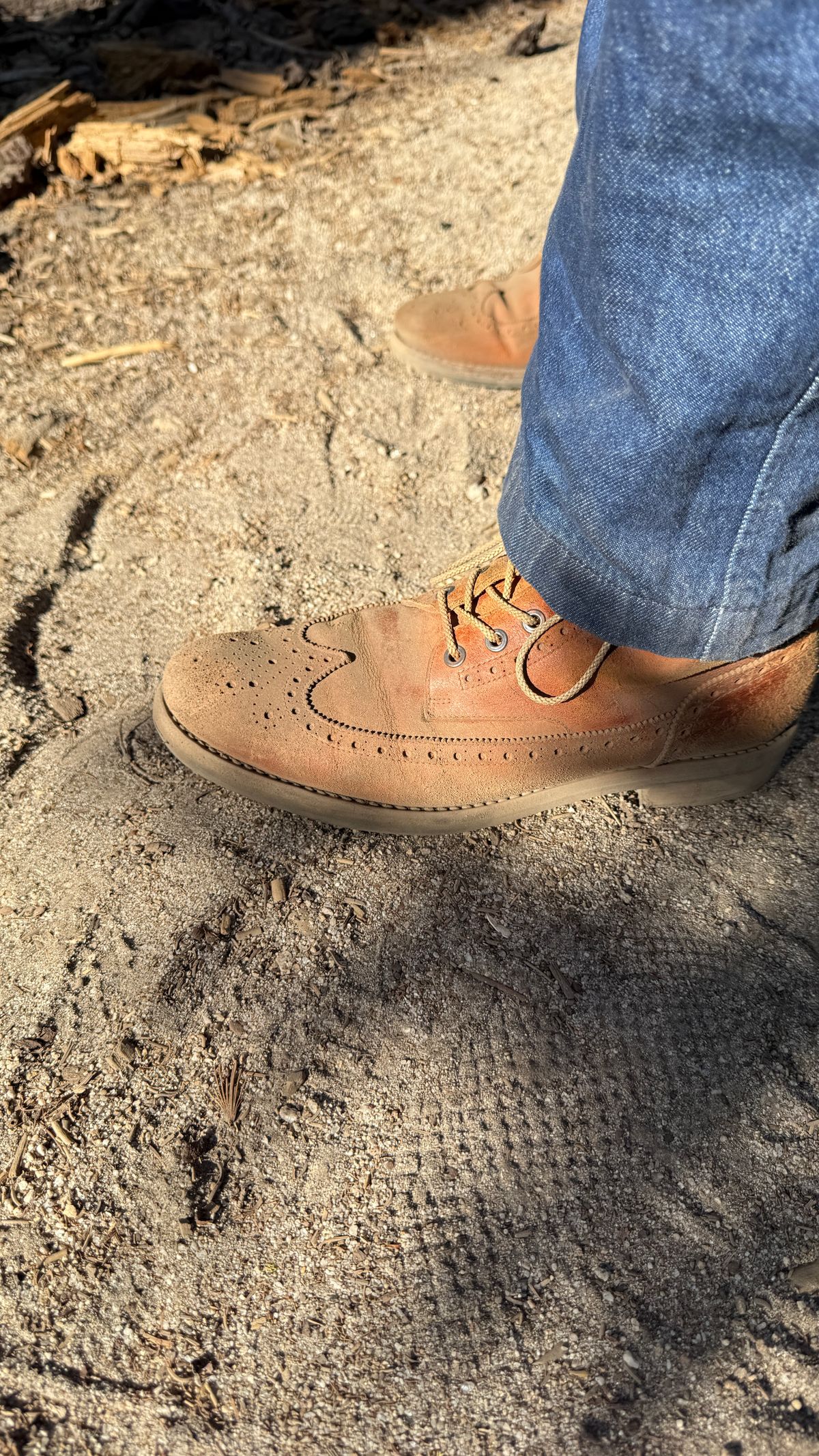 Photo by BigBadWolf on July 5, 2025 of the Mark Albert Countrty Boot in C.F. Stead Caramel Classic Kudu.