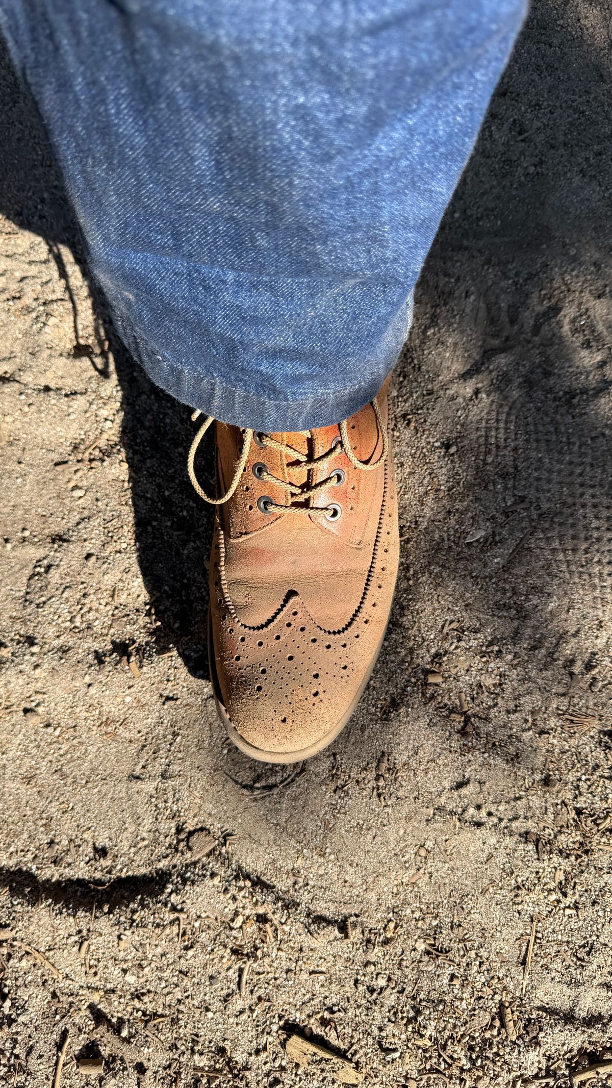 Photo by BigBadWolf on July 5, 2025 of the Mark Albert Countrty Boot in C.F. Stead Caramel Classic Kudu.
