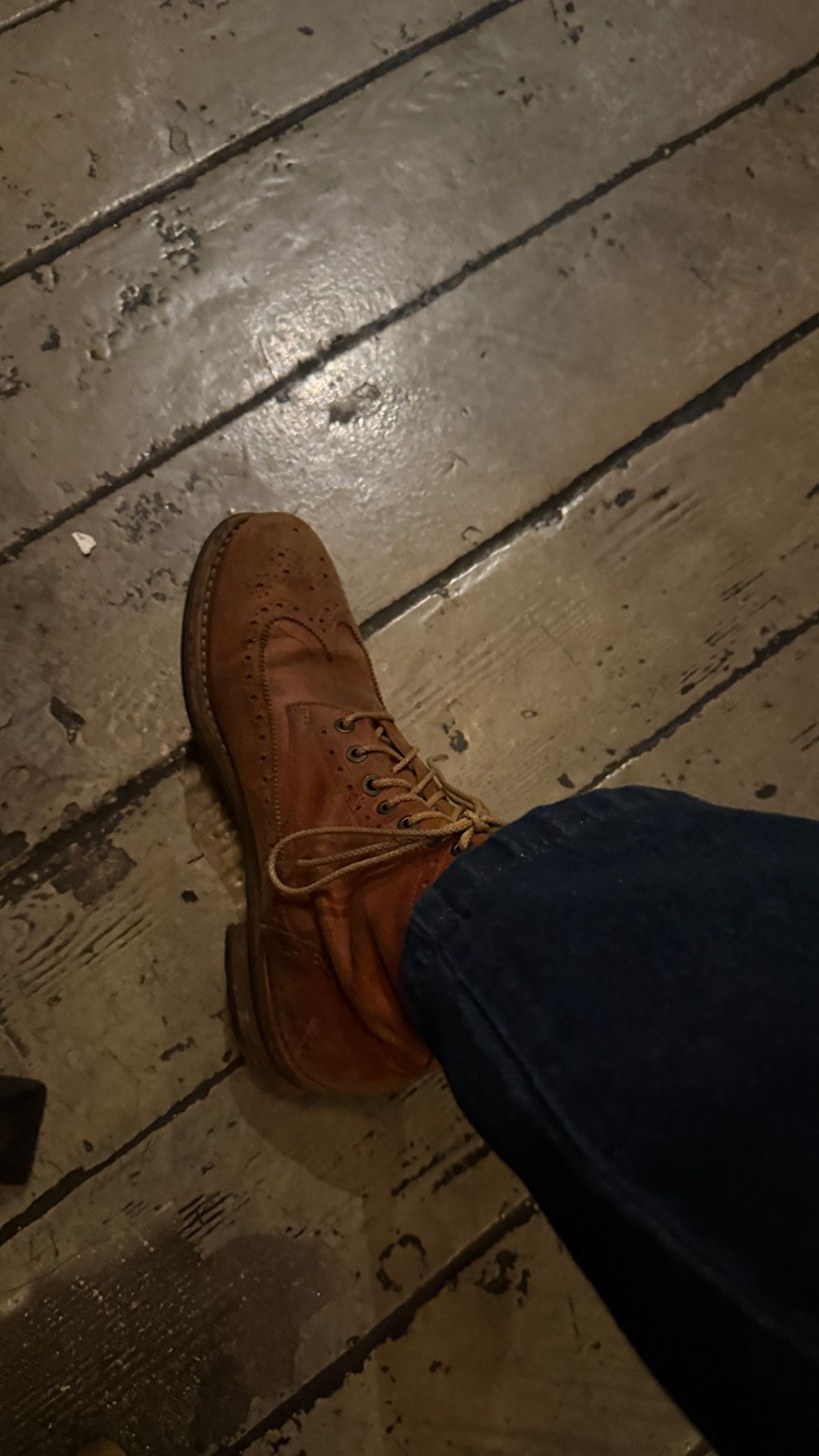 Photo by BigBadWolf on December 22, 2025 of the Mark Albert Countrty Boot in C.F. Stead Caramel Classic Kudu.