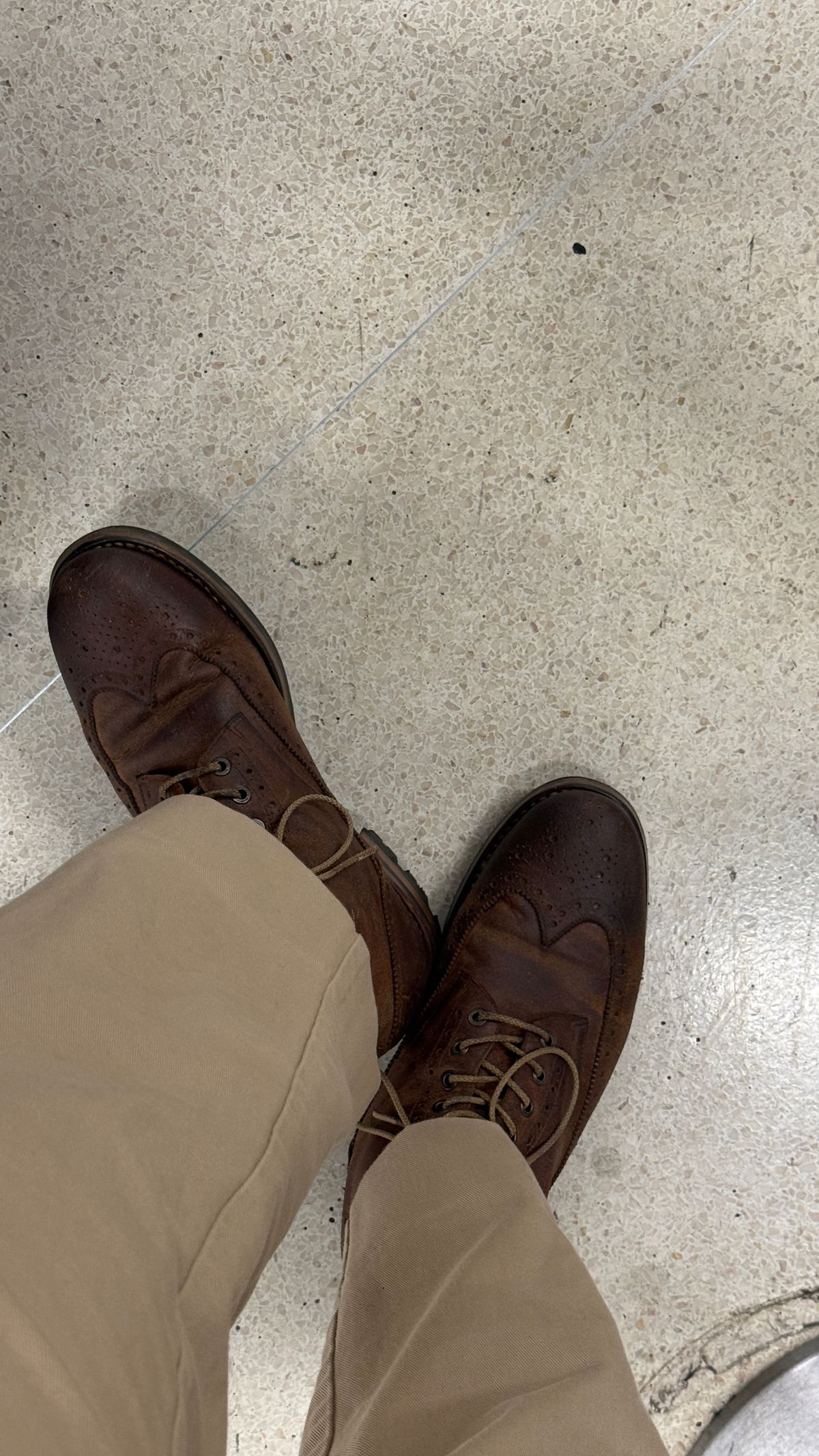 Photo by BigBadWolf on February 28, 2026 of the Mark Albert Countrty Boot in C.F. Stead Caramel Classic Kudu.