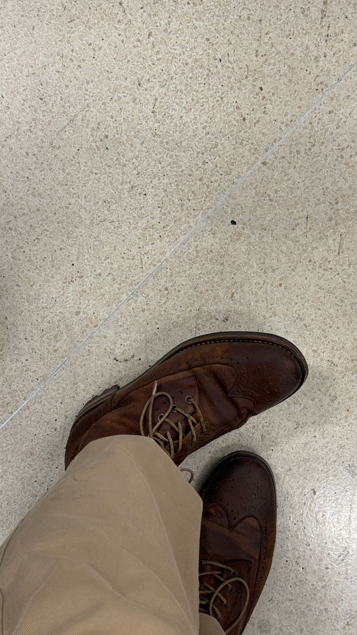 Photo by BigBadWolf on February 28, 2026 of the Mark Albert Countrty Boot in C.F. Stead Caramel Classic Kudu.