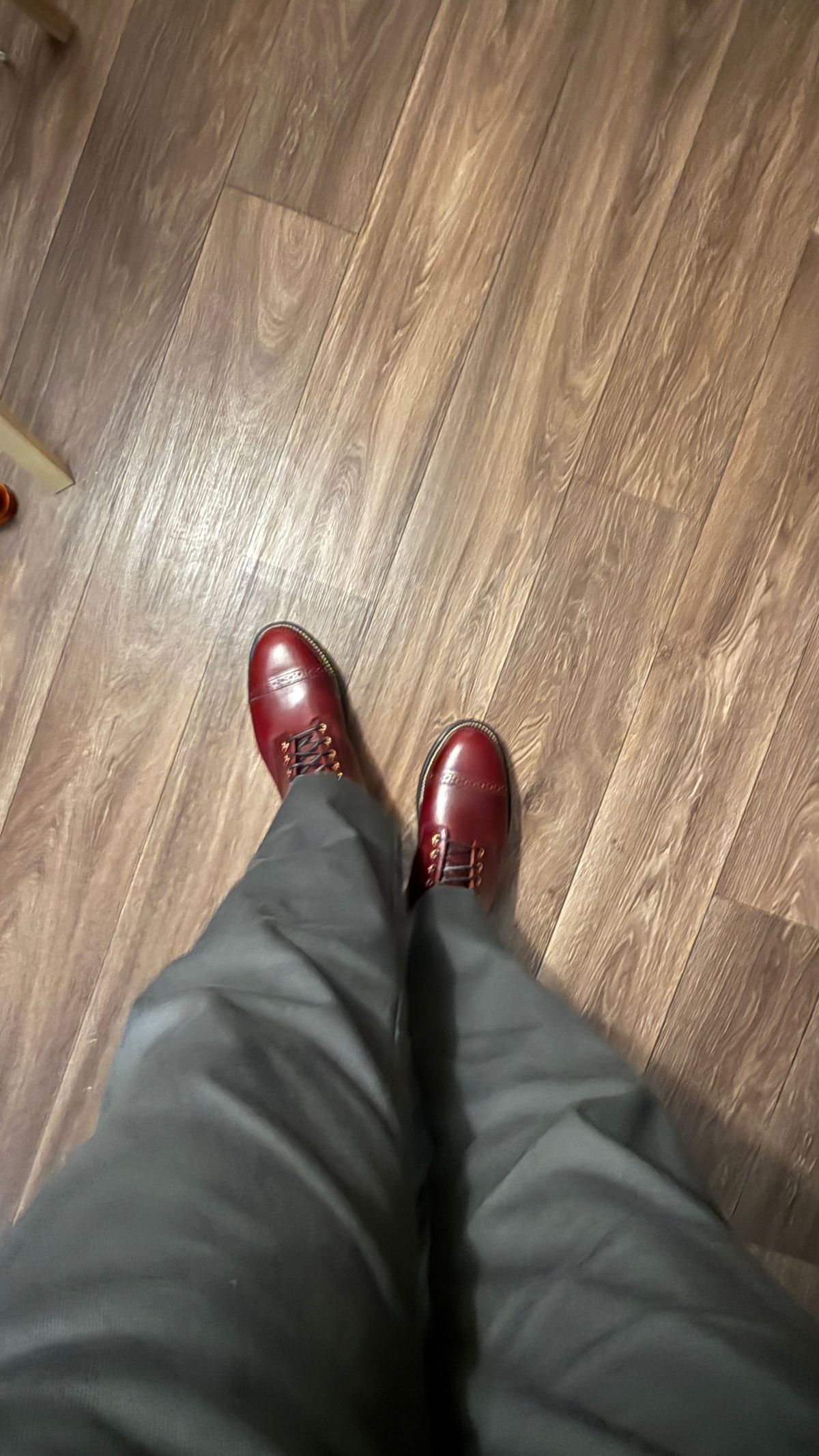 Photo by BigBadWolf on May 30, 2025 of the Grant Stone Garrison Boot in Horween Color 8 Chromexcel.