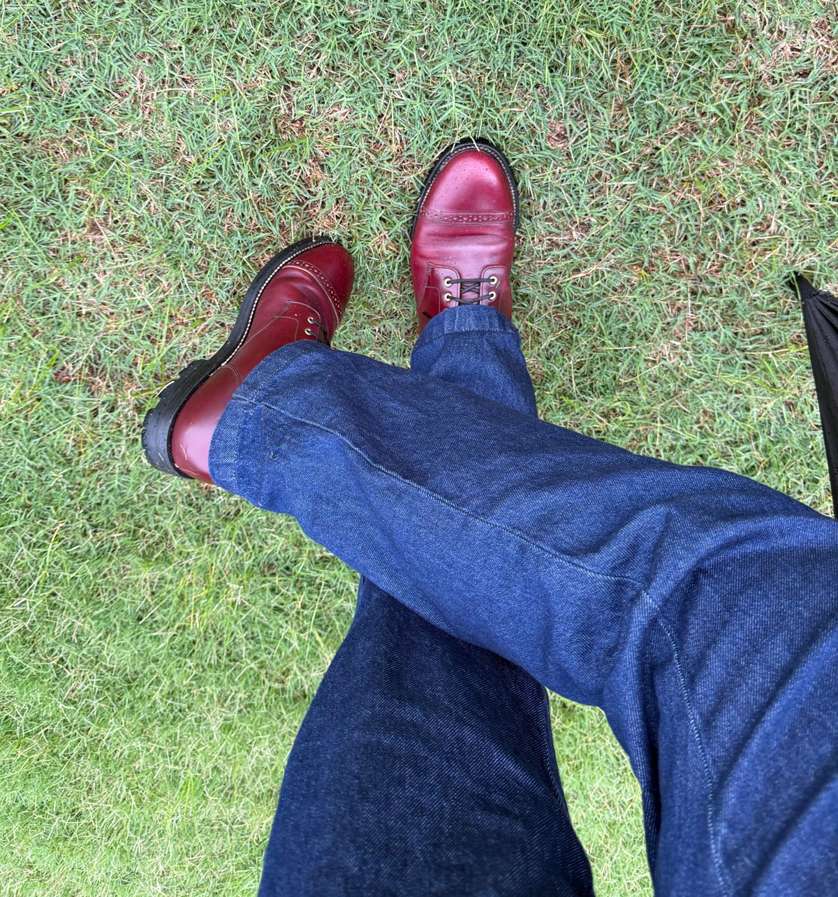 Photo by BigBadWolf on June 10, 2025 of the Grant Stone Garrison Boot in Horween Color 8 Chromexcel.