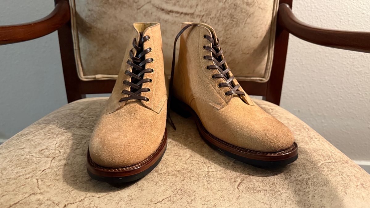 Photo by BigBadWolf on November 7, 2025 of the Sagara Boondockers in Conceria Cloe Superlux Reverse Horsebutt.