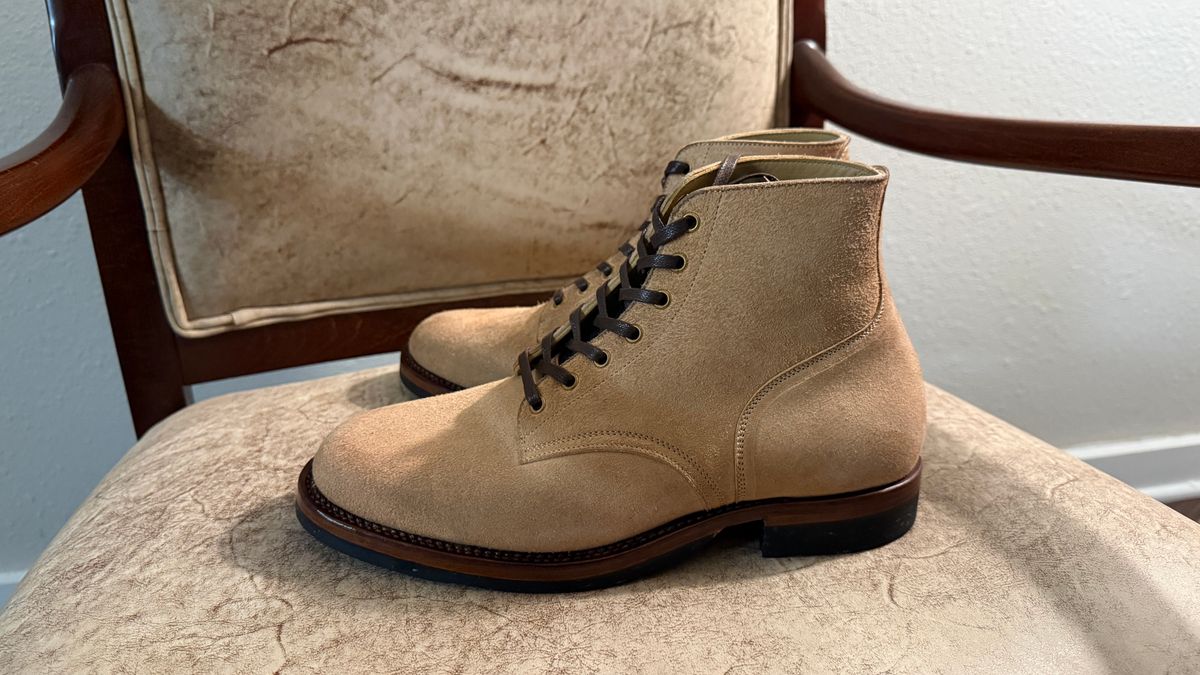 Photo by BigBadWolf on November 7, 2025 of the Sagara Boondockers in Conceria Cloe Superlux Reverse Horsebutt.