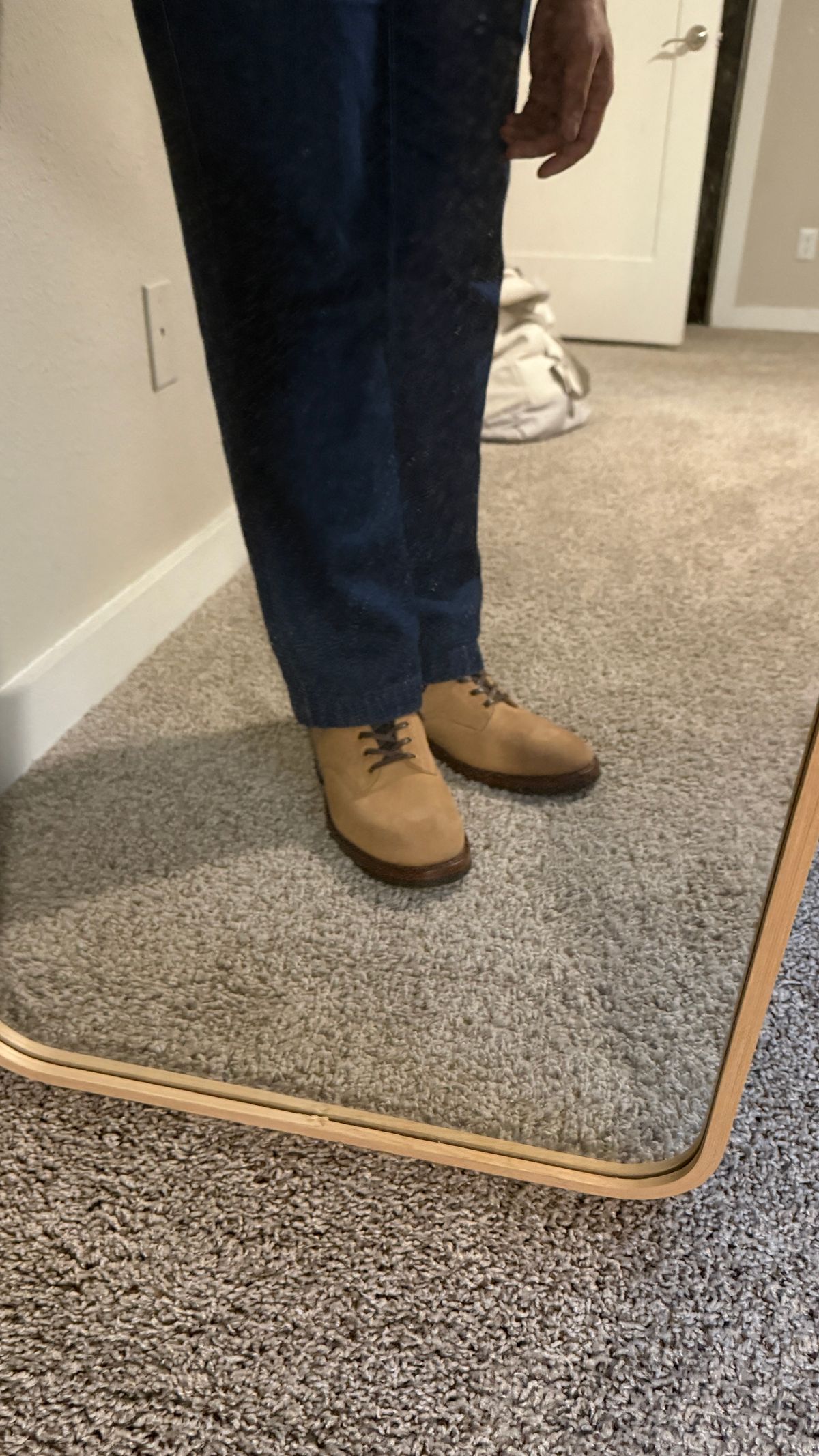 Photo by BigBadWolf on November 7, 2025 of the Sagara Boondockers in Conceria Cloe Superlux Reverse Horsebutt.