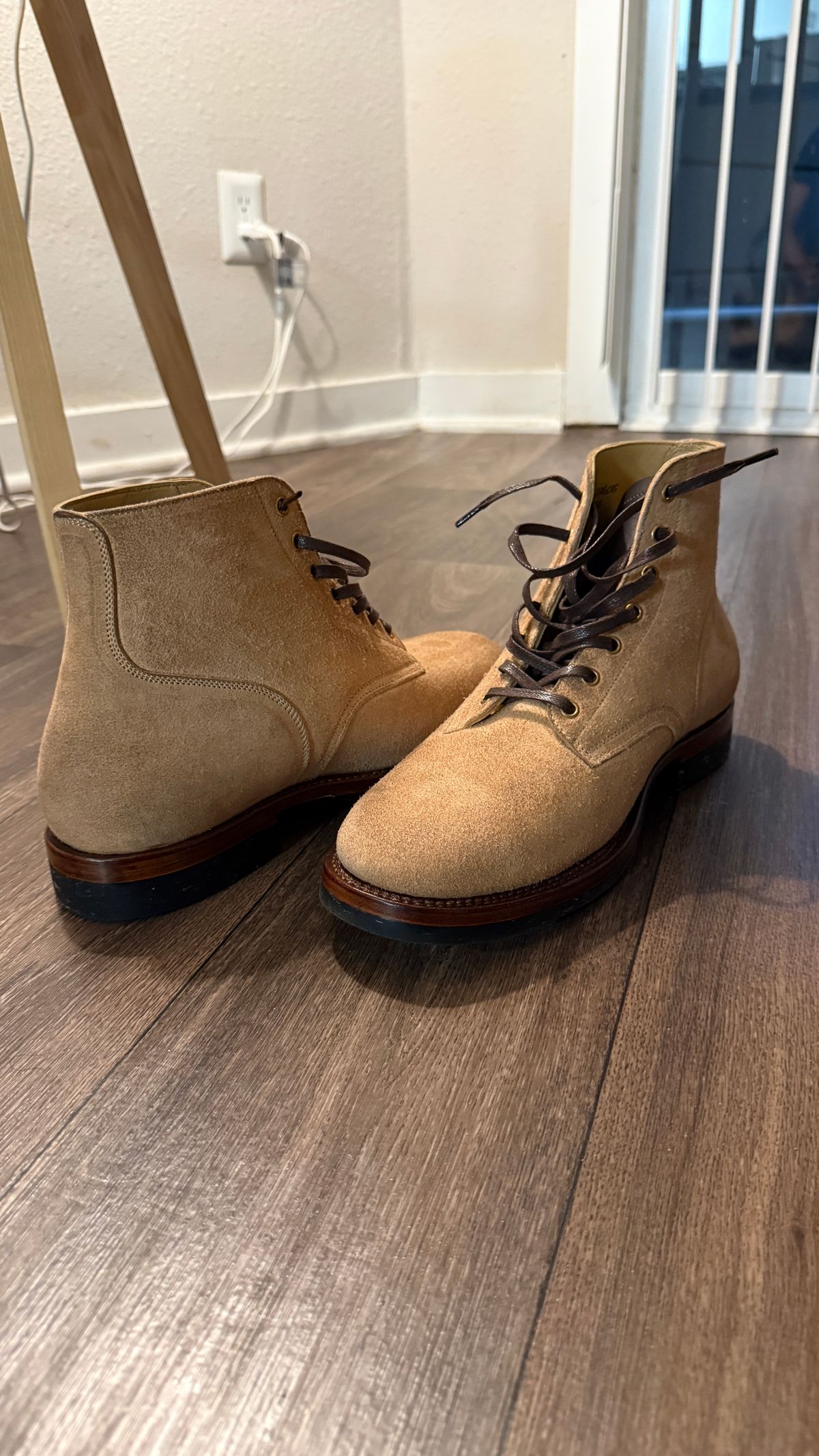 Photo by BigBadWolf on November 7, 2025 of the Sagara Boondockers in Conceria Cloe Superlux Reverse Horsebutt.