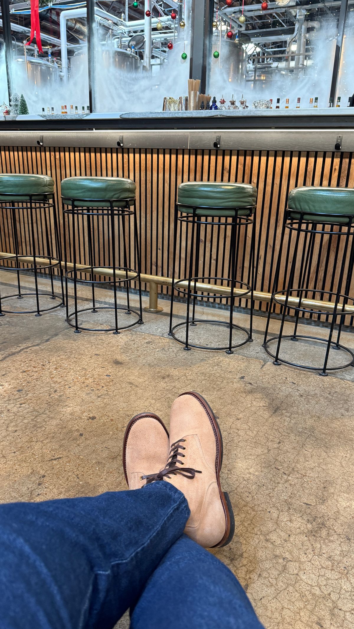 Photo by BigBadWolf on November 23, 2025 of the Sagara Boondockers in Conceria Cloe Superlux Reverse Horsebutt.