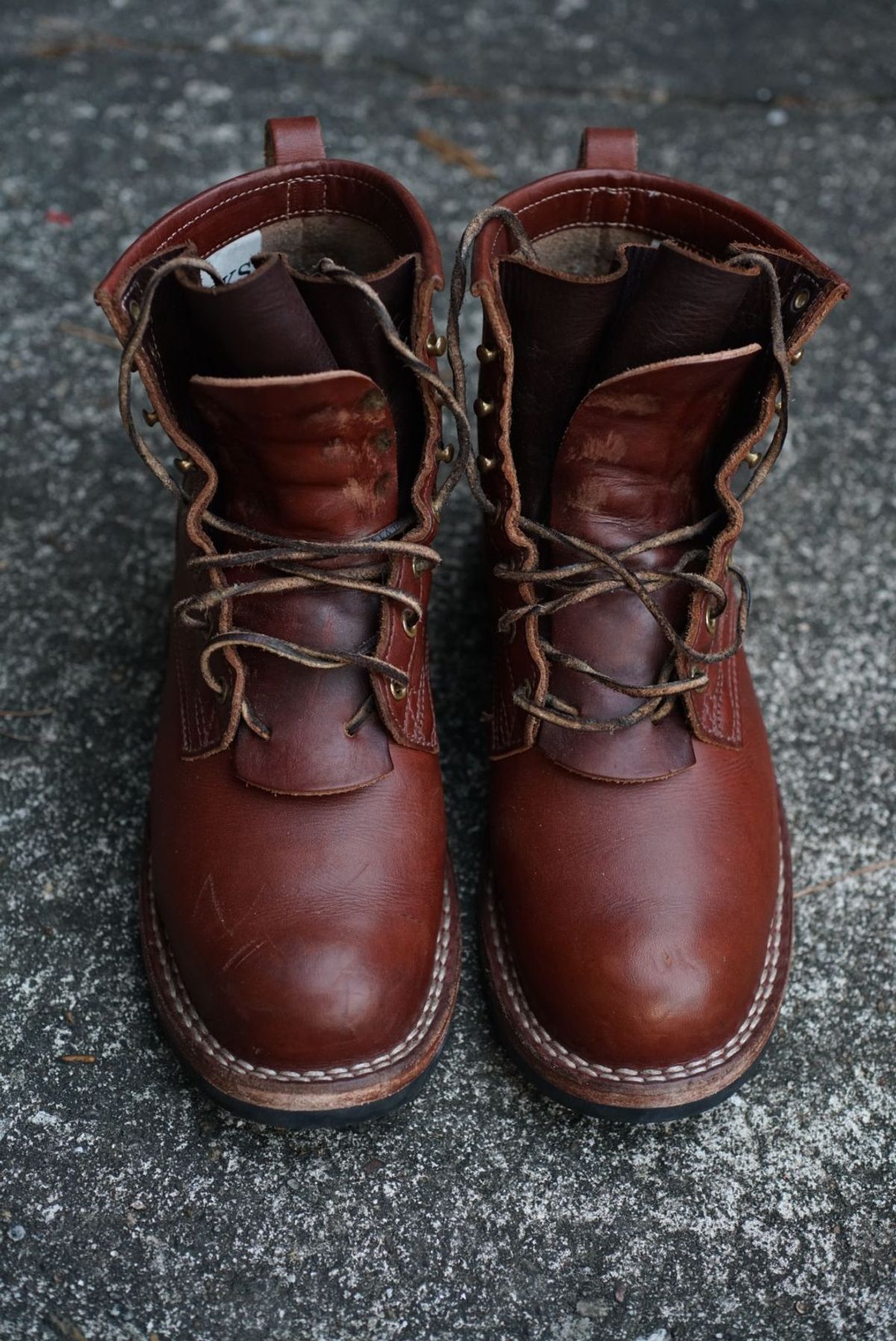 Photo by patinathunderdome on January 5, 2022 of the Nicks Falcon in Wickett & Craig Medium Brown English Bridle.
