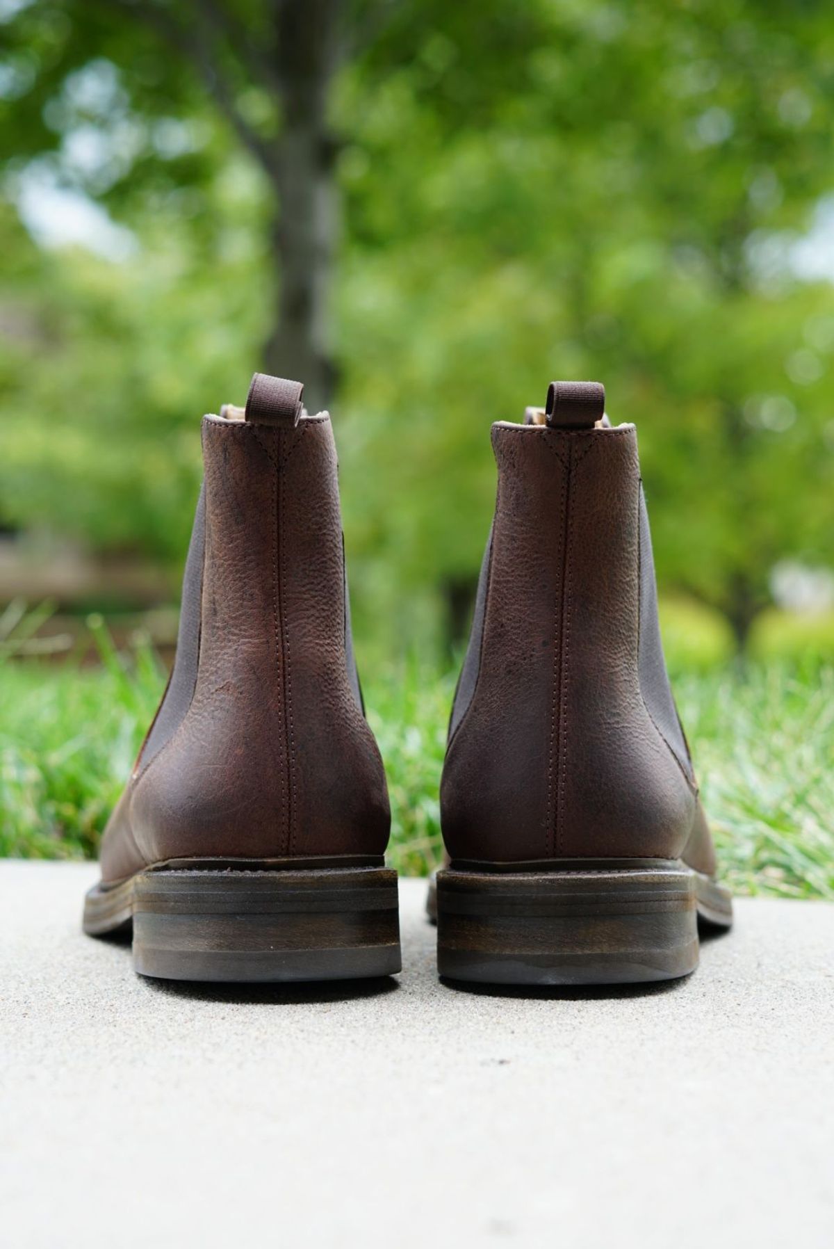 Photo by patinathunderdome on October 3, 2021 of the Rider Boot Co. Fritz in C.F. Stead Snuff Waxed Kudu.