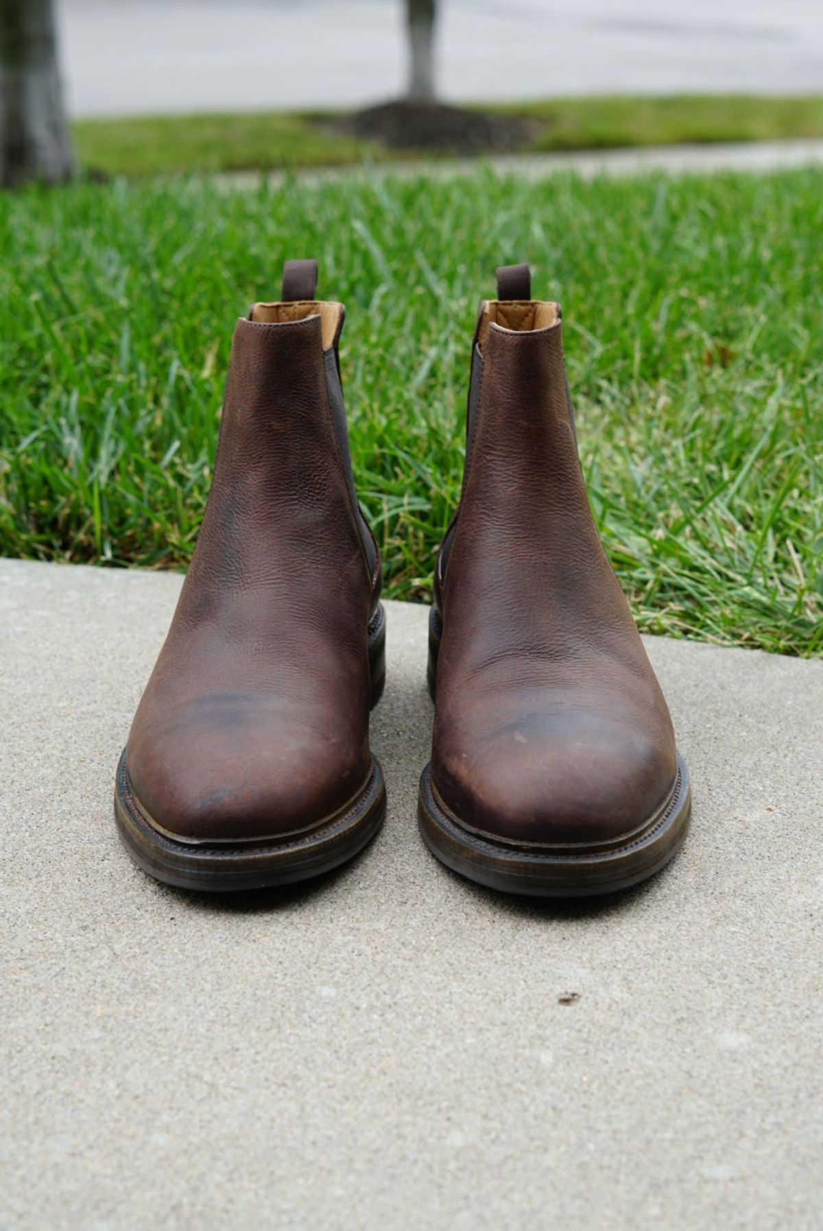 Photo by patinathunderdome on October 3, 2021 of the Rider Boot Co. Fritz in C.F. Stead Snuff Waxed Kudu.