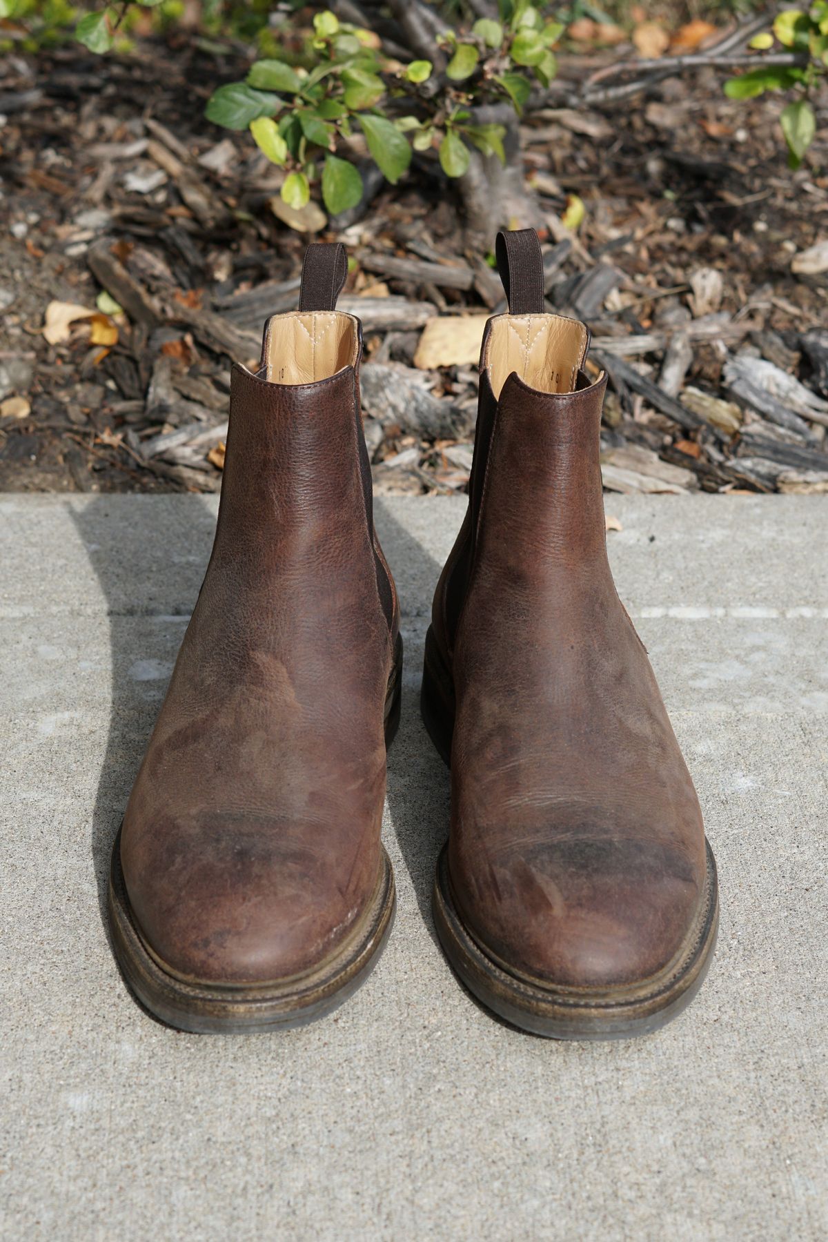 Photo by patinathunderdome on November 5, 2021 of the Rider Boot Co. Fritz in C.F. Stead Snuff Waxed Kudu.