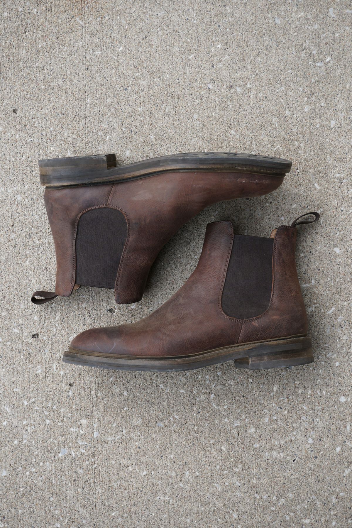 Photo by patinathunderdome on November 5, 2021 of the Rider Boot Co. Fritz in C.F. Stead Snuff Waxed Kudu.