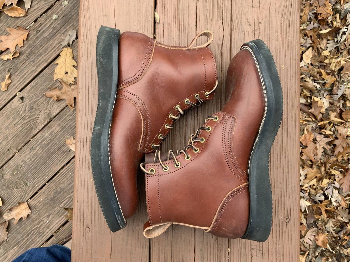 Photo by patinathunderdome on December 3, 2021 of the Nicks Traveler in Wickett & Craig Medium Brown English Bridle.
