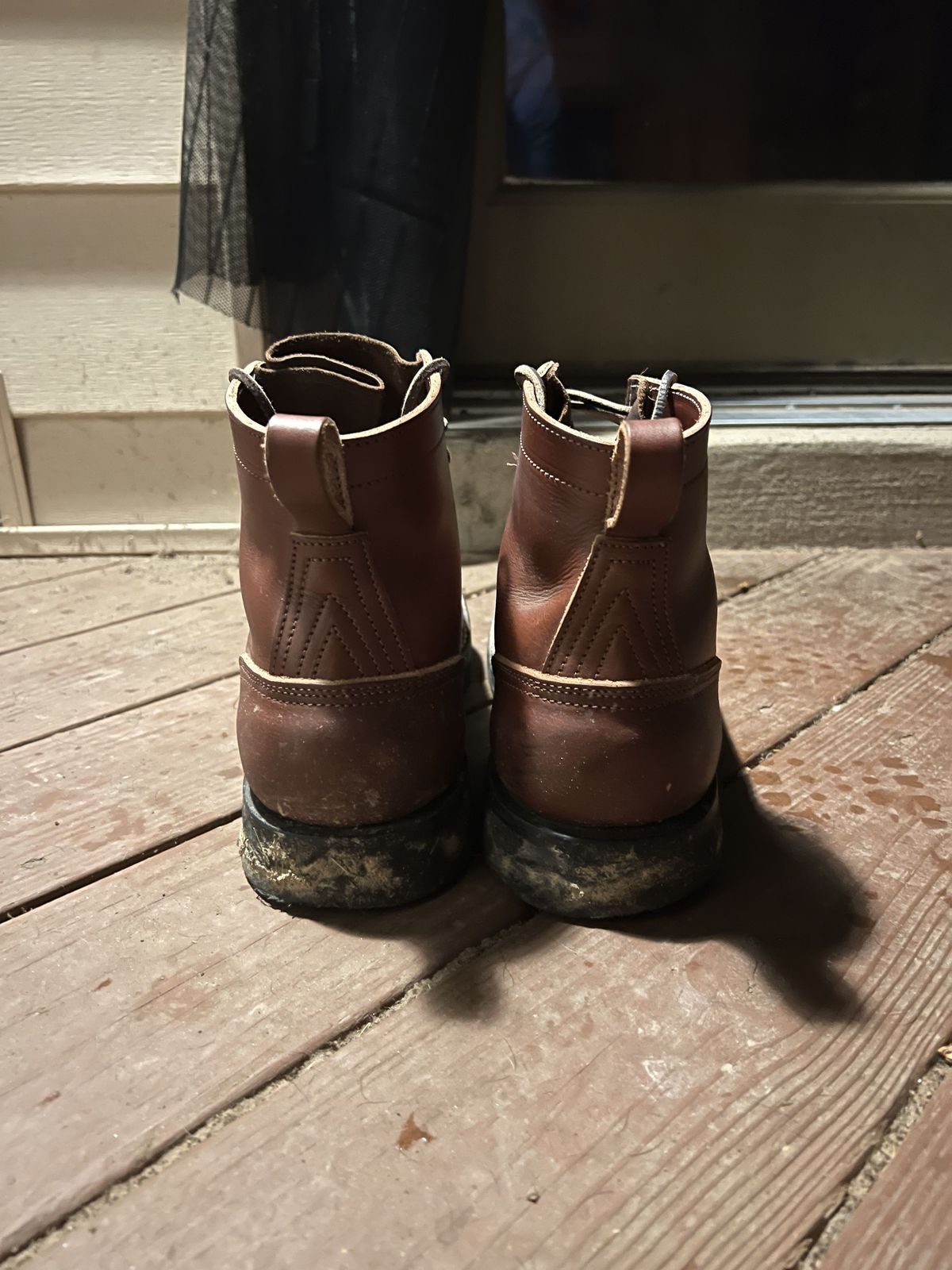 Photo by patinathunderdome on January 6, 2022 of the Nicks Traveler in Wickett & Craig Medium Brown English Bridle.