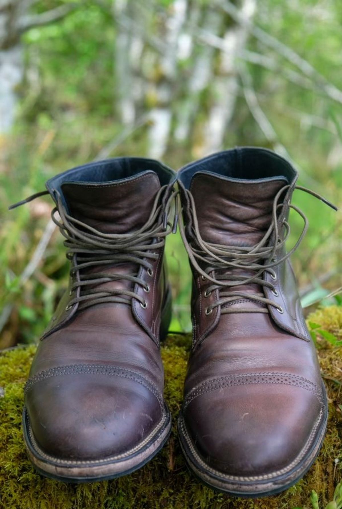 Photo by patinathunderdome on May 2, 2022 of the Viberg Service Boot in Maryam 1071 Port Vitello Calf.