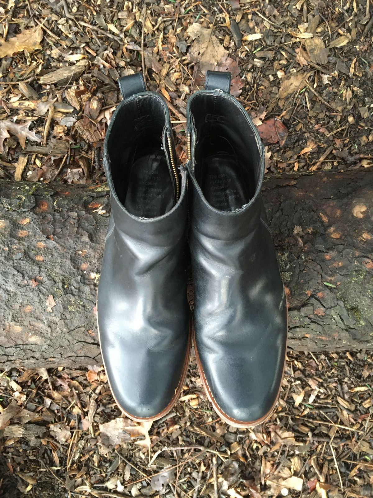 Photo by patinathunderdome on January 3, 2022 of the HELM Boots The Pablo in B' Leather Black Balthazar.