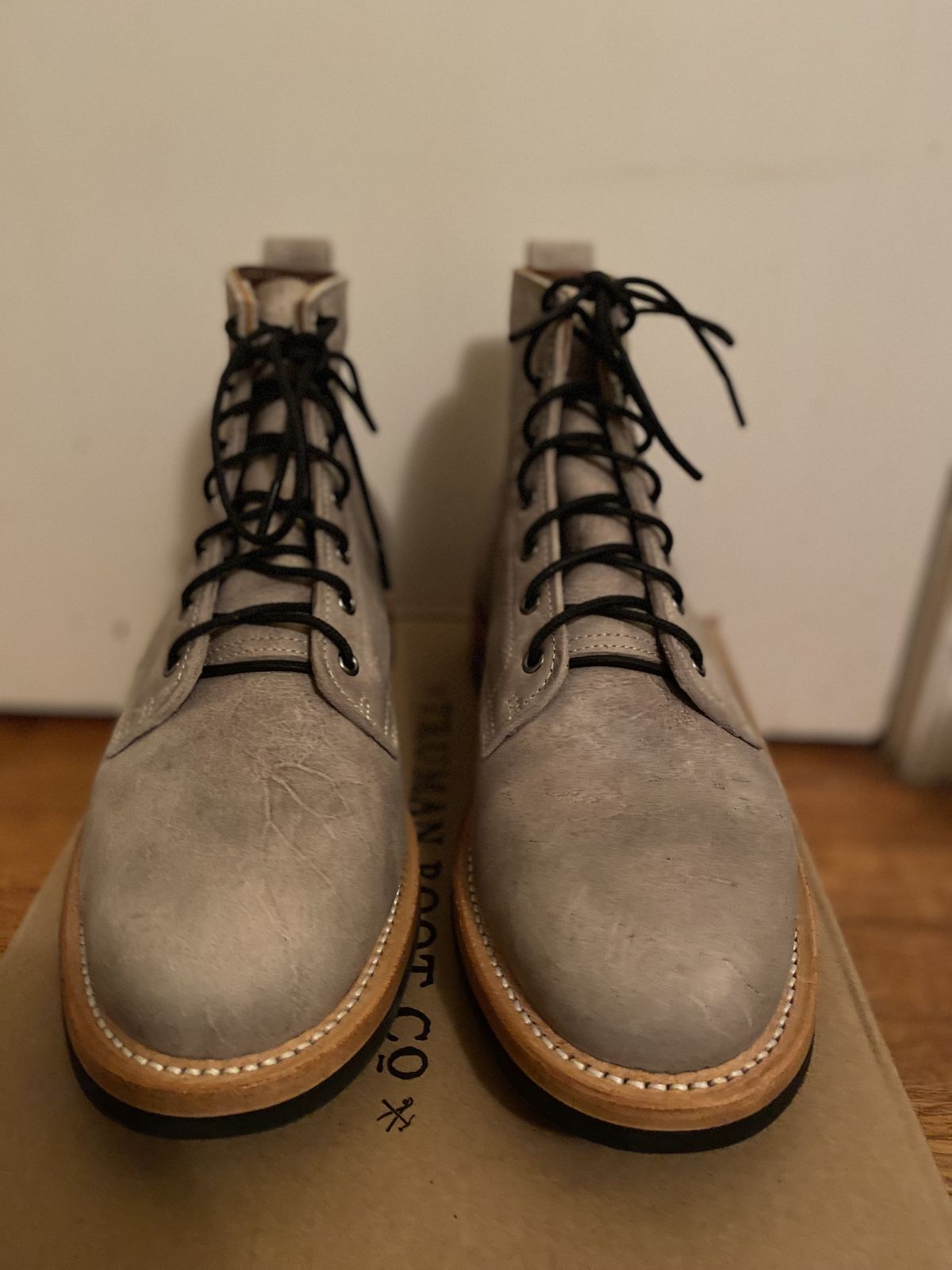 Photo by patinathunderdome on October 2, 2021 of the Truman Service Boot in C.F. Stead Smoke Rambler.