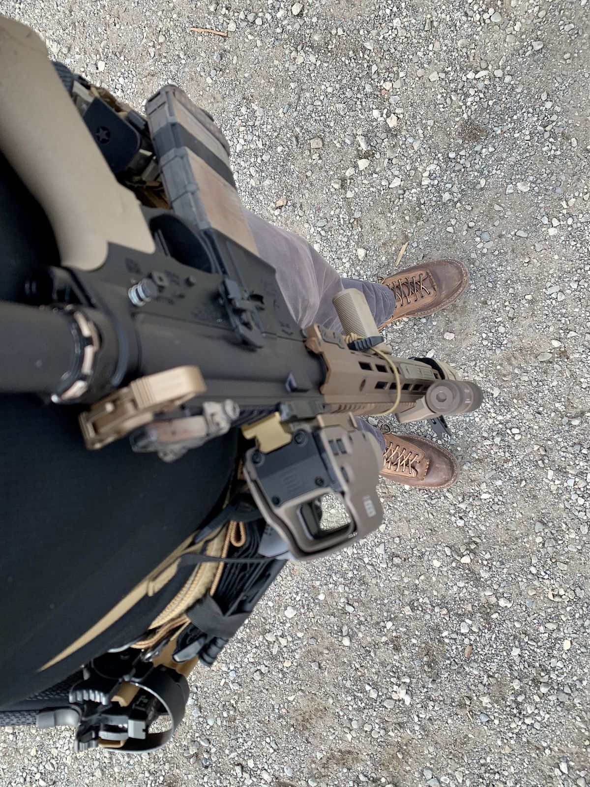 Photo by patinathunderdome on December 2, 2021 of the White's Bounty Hunter in Horween Natural Waxed Flesh.