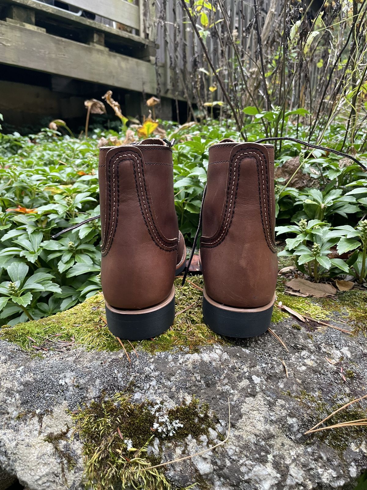 Photo by patinathunderdome on November 2, 2021 of the Red Wing Iron Ranger in S.B. Foot Amber Harness.