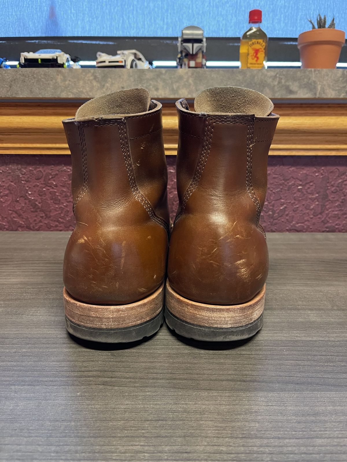 Photo by patinathunderdome on February 3, 2022 of the White's MP-M1TC in Horween British Tan Chromexcel.