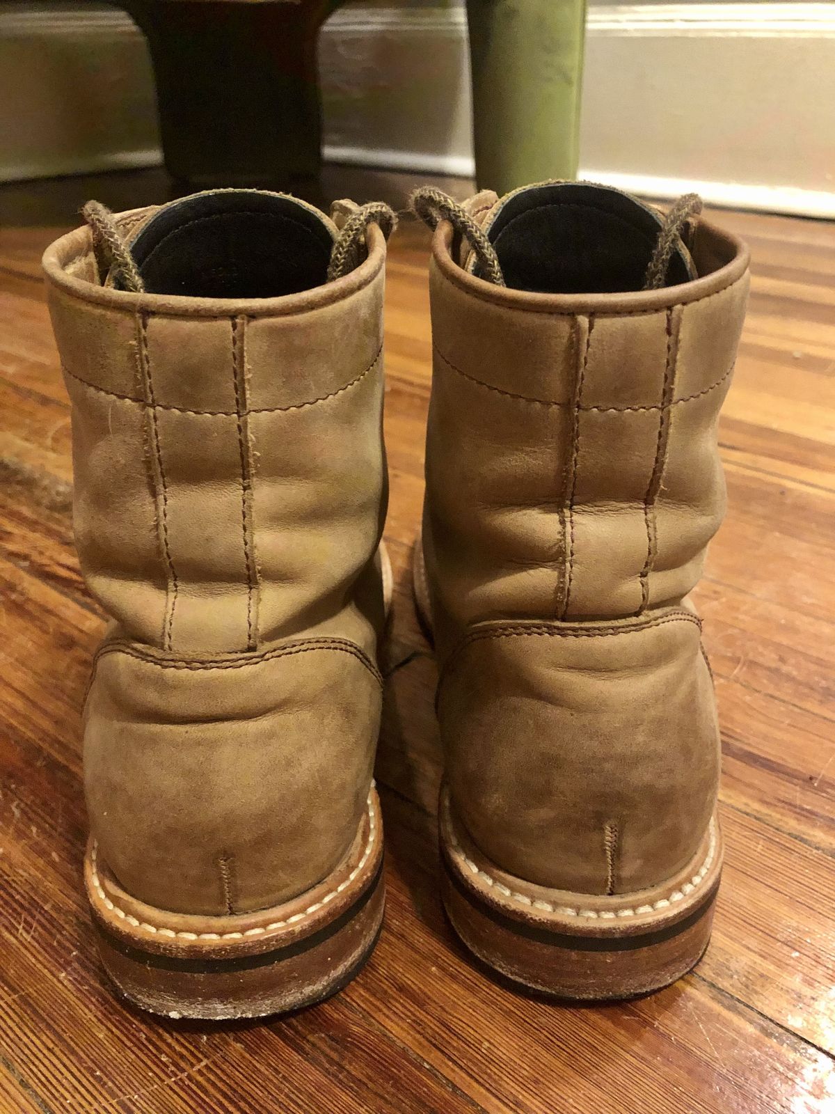 Photo by patinathunderdome on January 6, 2022 of the Nisolo All-Weather Amalia Boot in Tobacco.