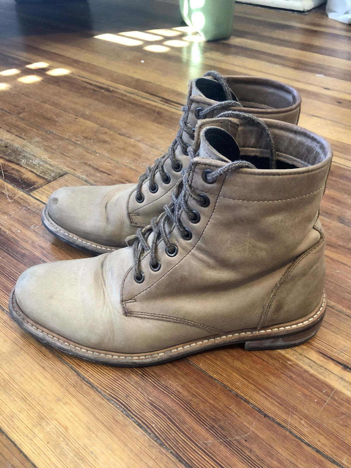 Photo by patinathunderdome on February 5, 2022 of the Nisolo All-Weather Amalia Boot in Tobacco.