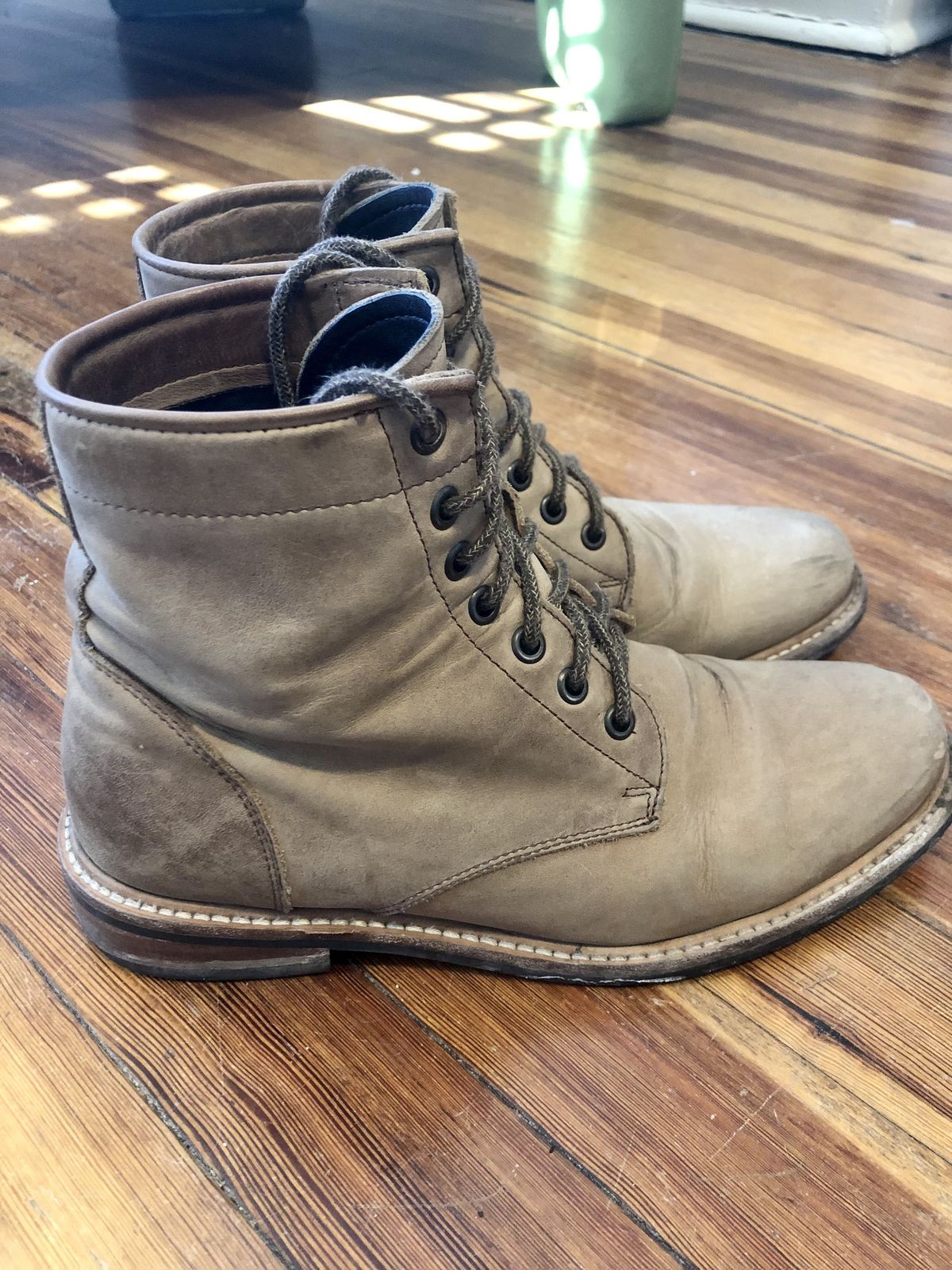 Photo by patinathunderdome on February 5, 2022 of the Nisolo All-Weather Amalia Boot in Tobacco.