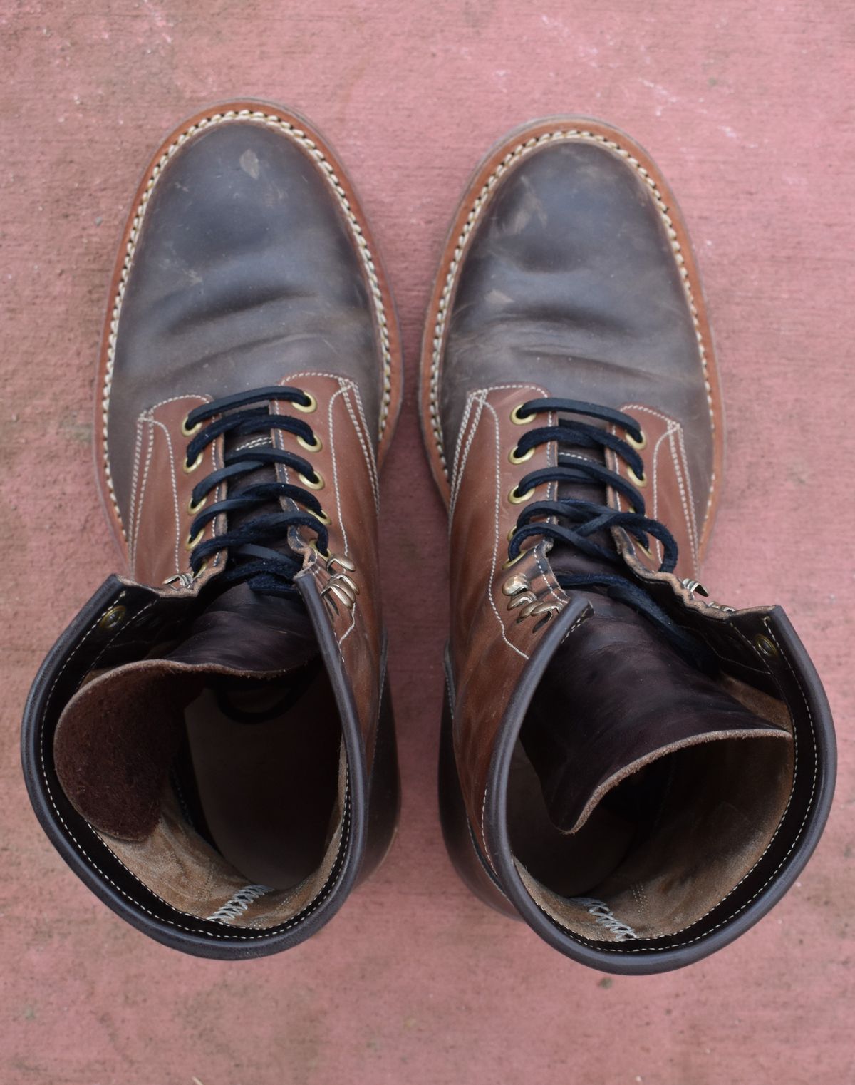Photo by patinathunderdome on February 4, 2022 of the Onderhoud SVC02 Packer Boot in Maryam Toscanello Horsebutt.