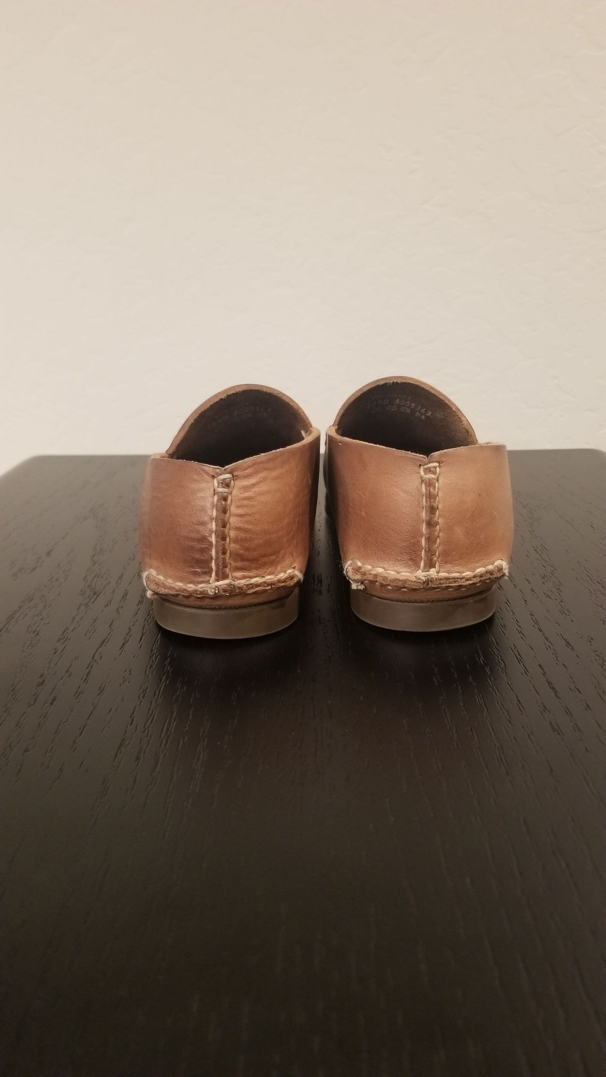 Photo by patinathunderdome on March 6, 2022 of the Oak Street Bootmakers Slip Moc in Horween Natural Chromexcel.